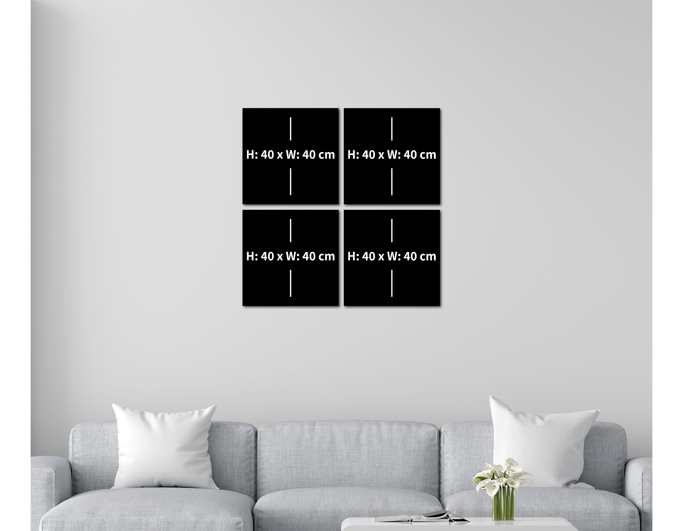 Mega Size Black Panther Quatro | Premium HD Metal Wall Art