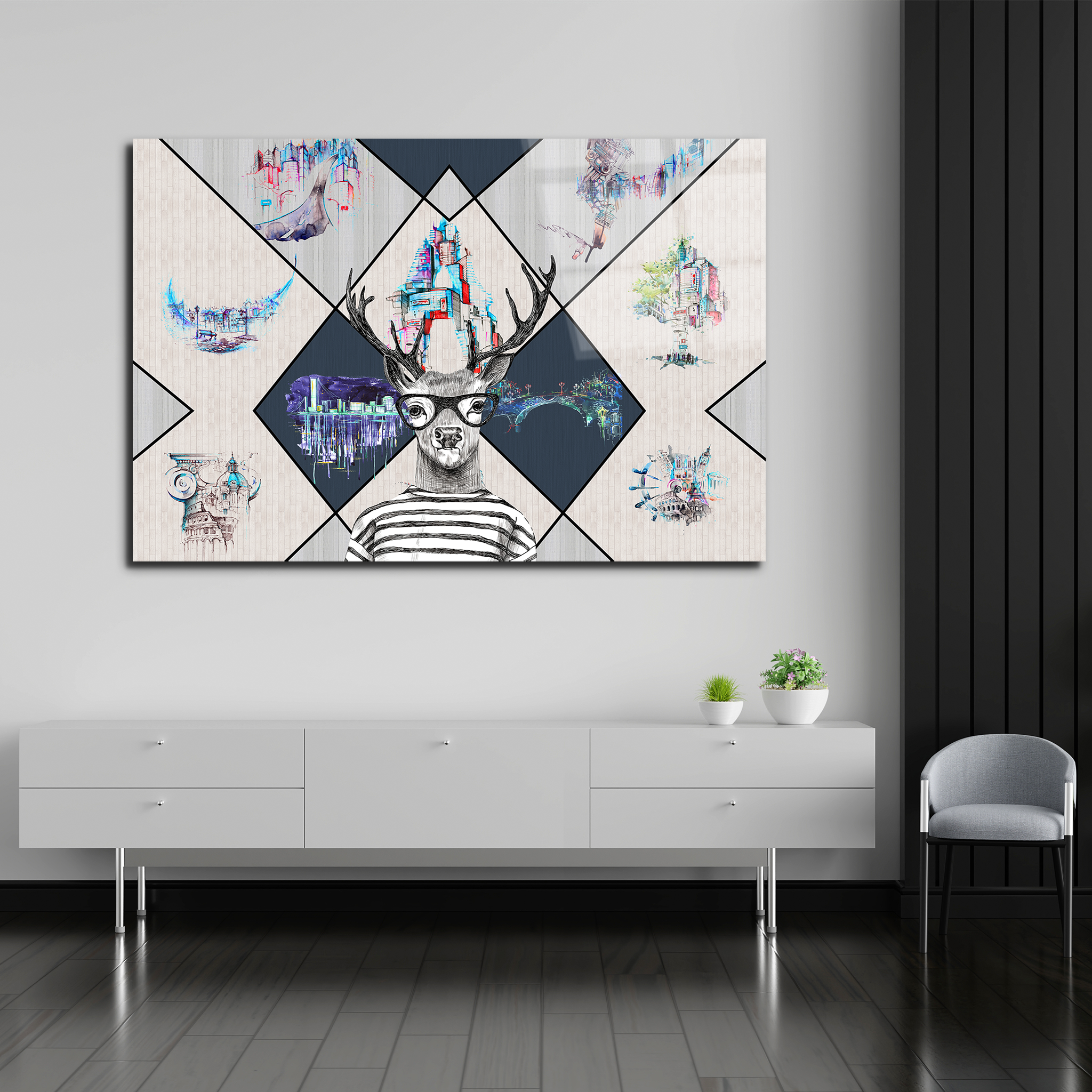 Oh Deer | Premium HD Metal Wall Art