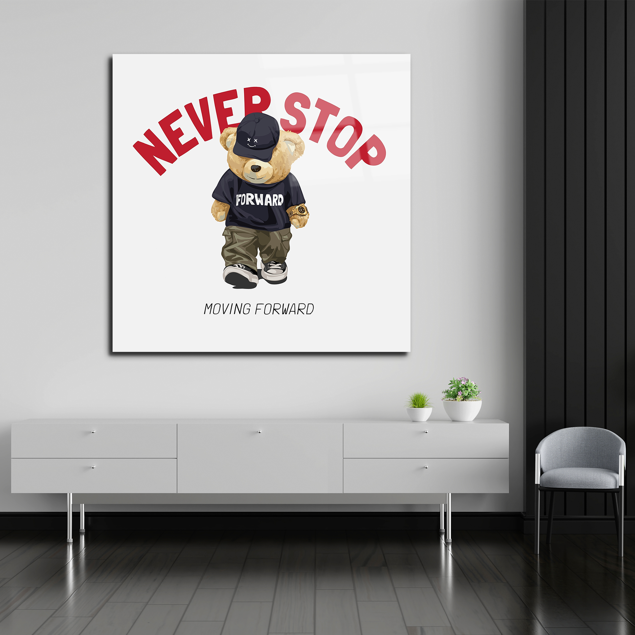 Moving Forward | Premium HD Metal Wall Art