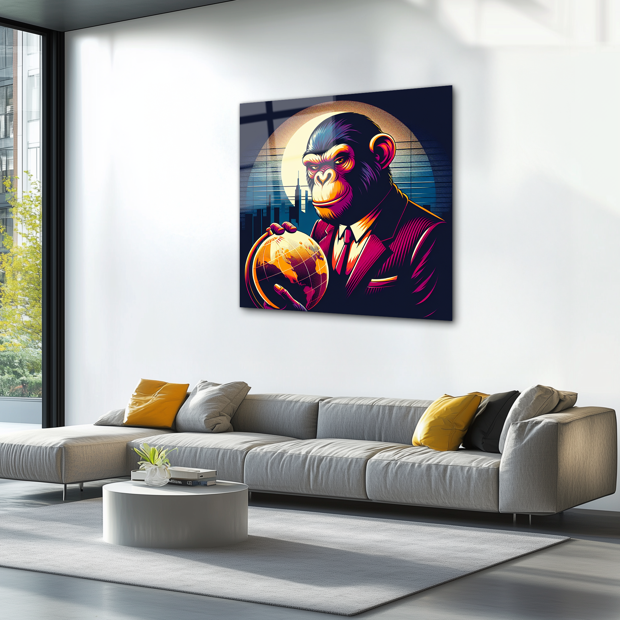 Cool Ape | Premium HD Metal Wall Art
