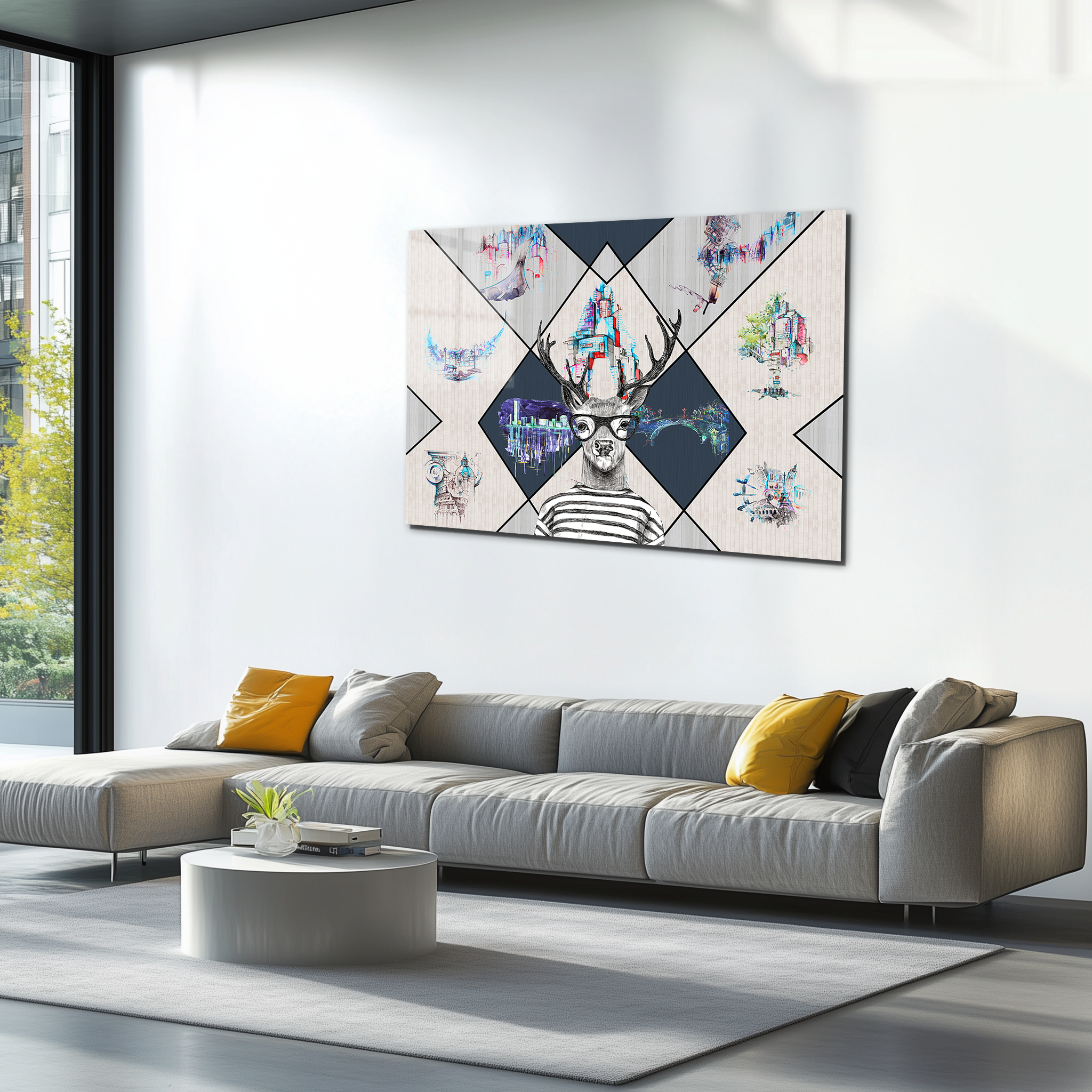 Oh Deer | Premium HD Metal Wall Art