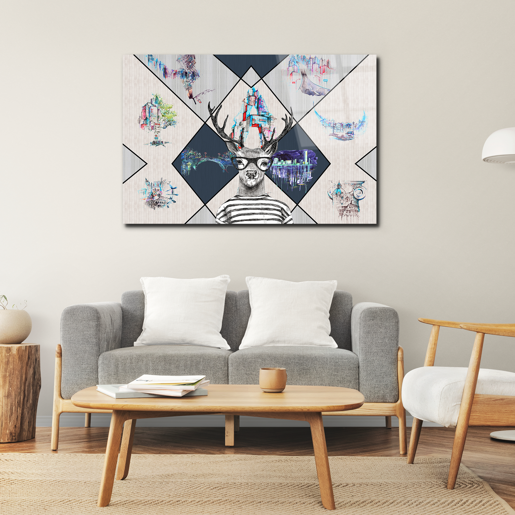 Oh Deer | Premium HD Metal Wall Art