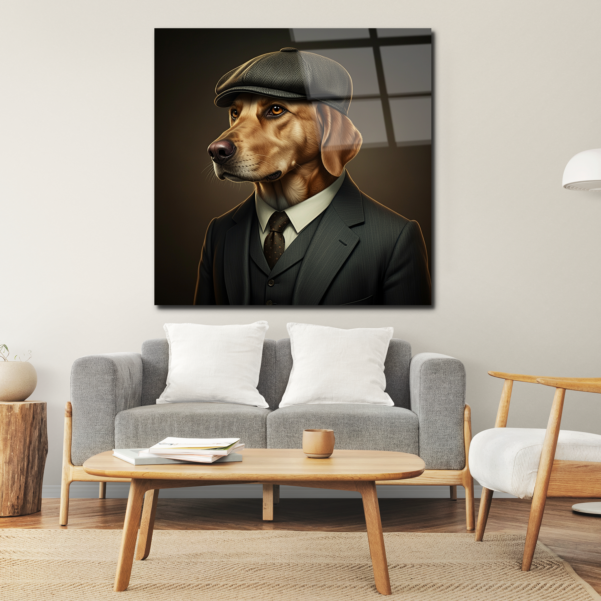 Cool Labrador | Premium HD Metal Wall Art