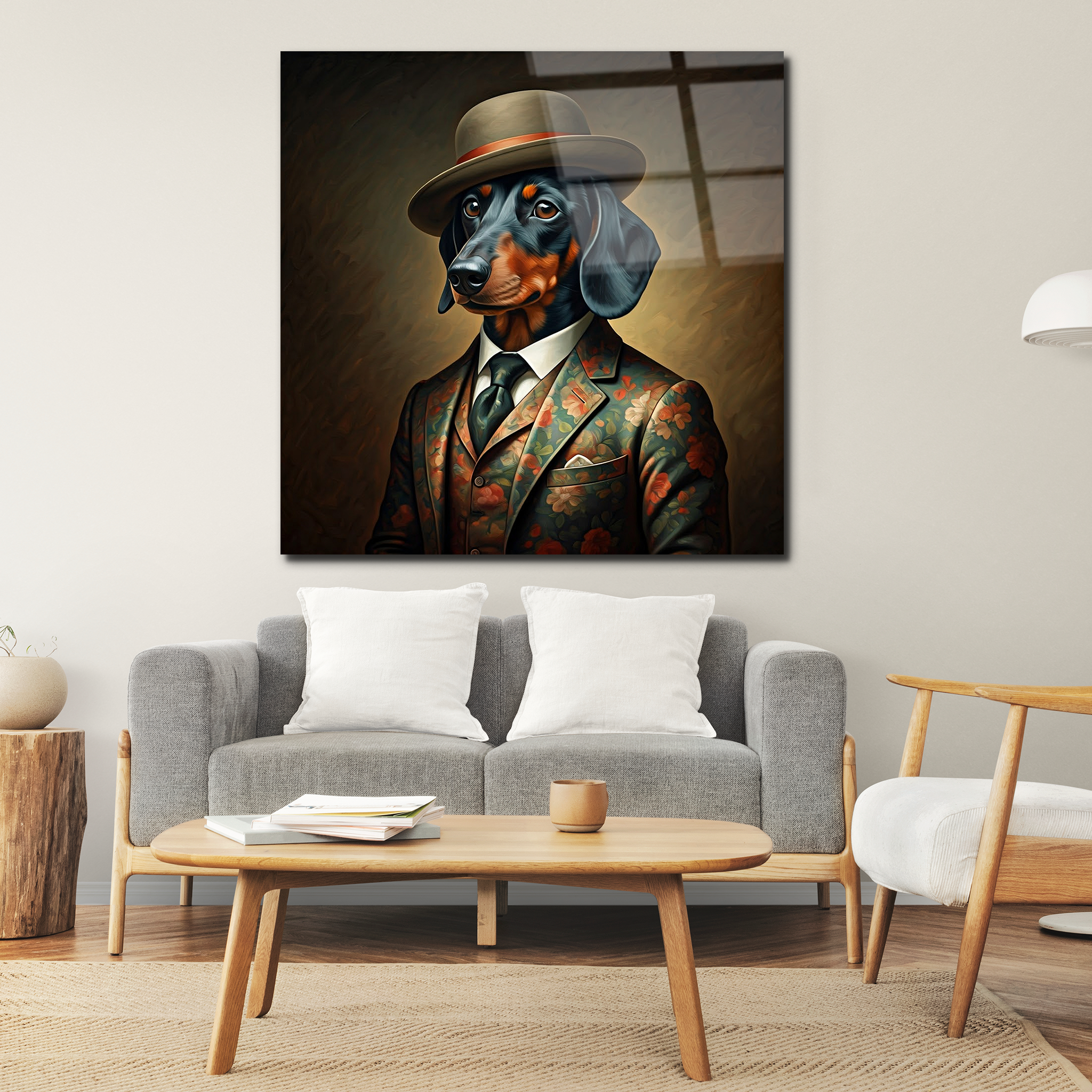 Cool Dachshund | Premium HD Metal Wall Art