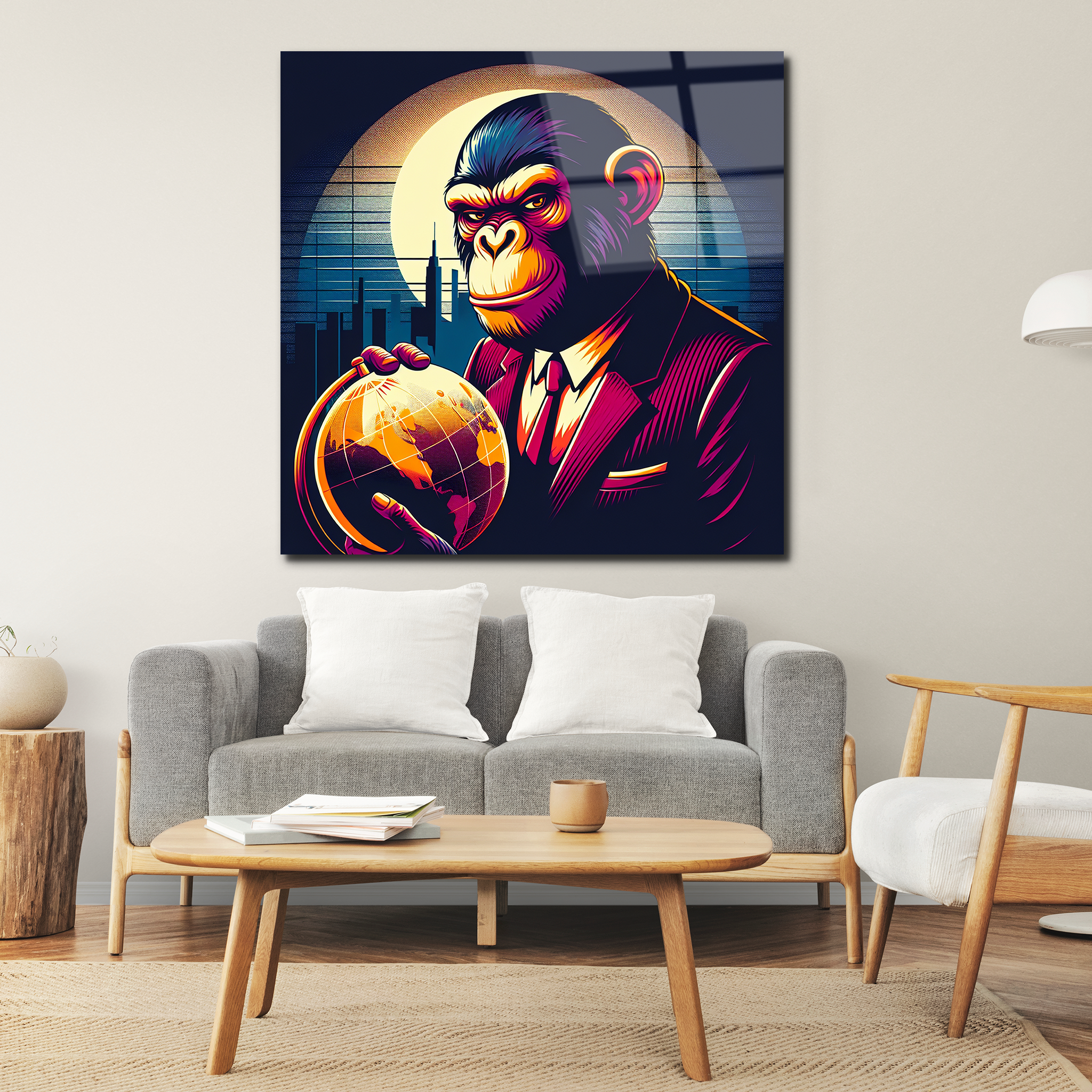 Cool Ape | Premium HD Metal Wall Art