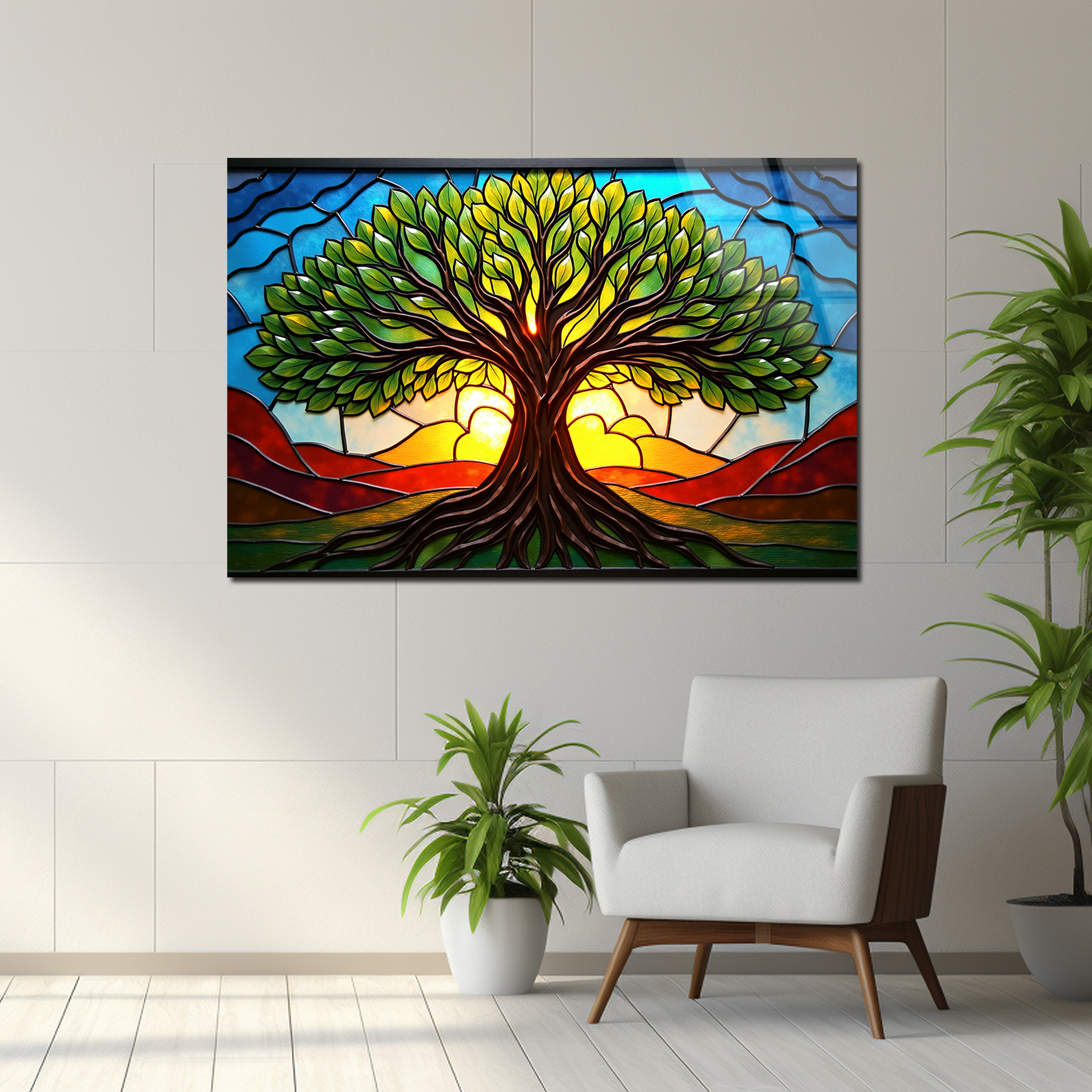 Mosaic Tree of Life | Premium HD Metal Wall Art