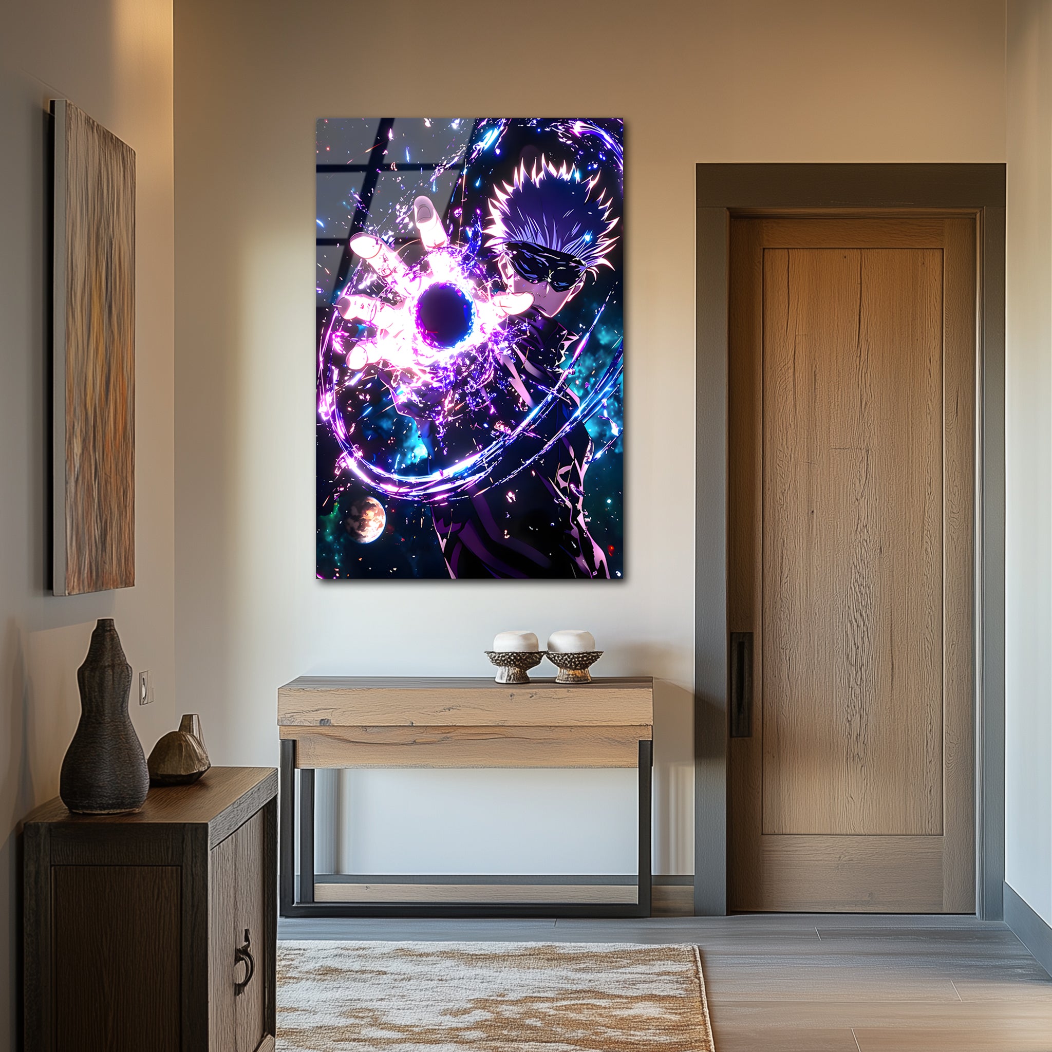 Gojo: The Limitless Sorcerer | Premium HD Metal Wall Art