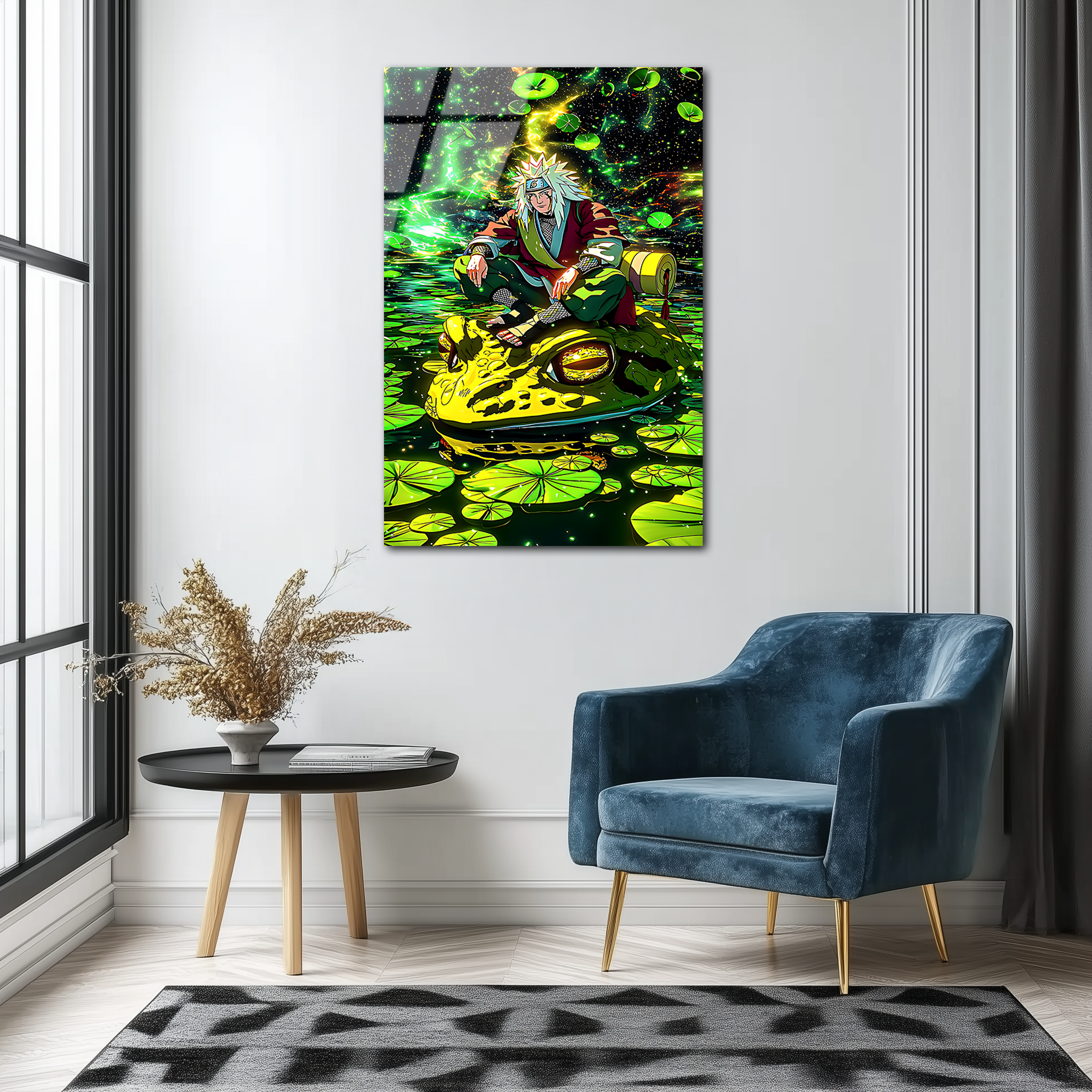 Jiraiya: The Toad Sage of Legends | Premium HD Metal Wall Art