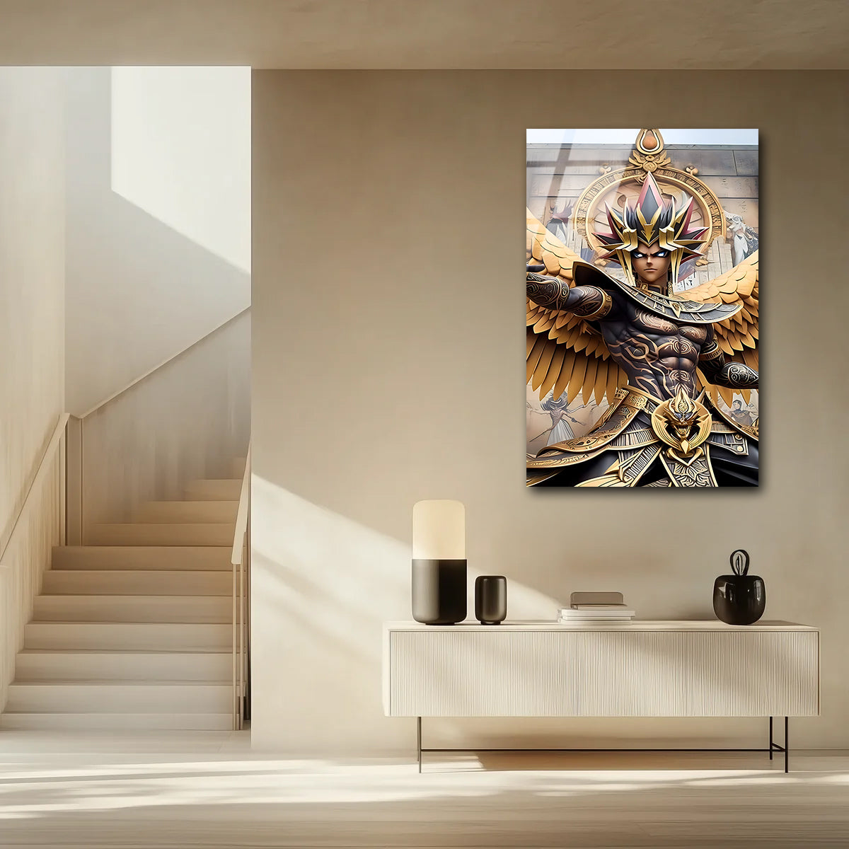 Yugi Muto: Wings of the Eternal Pharaoh | Premium HD Metal Wall Art
