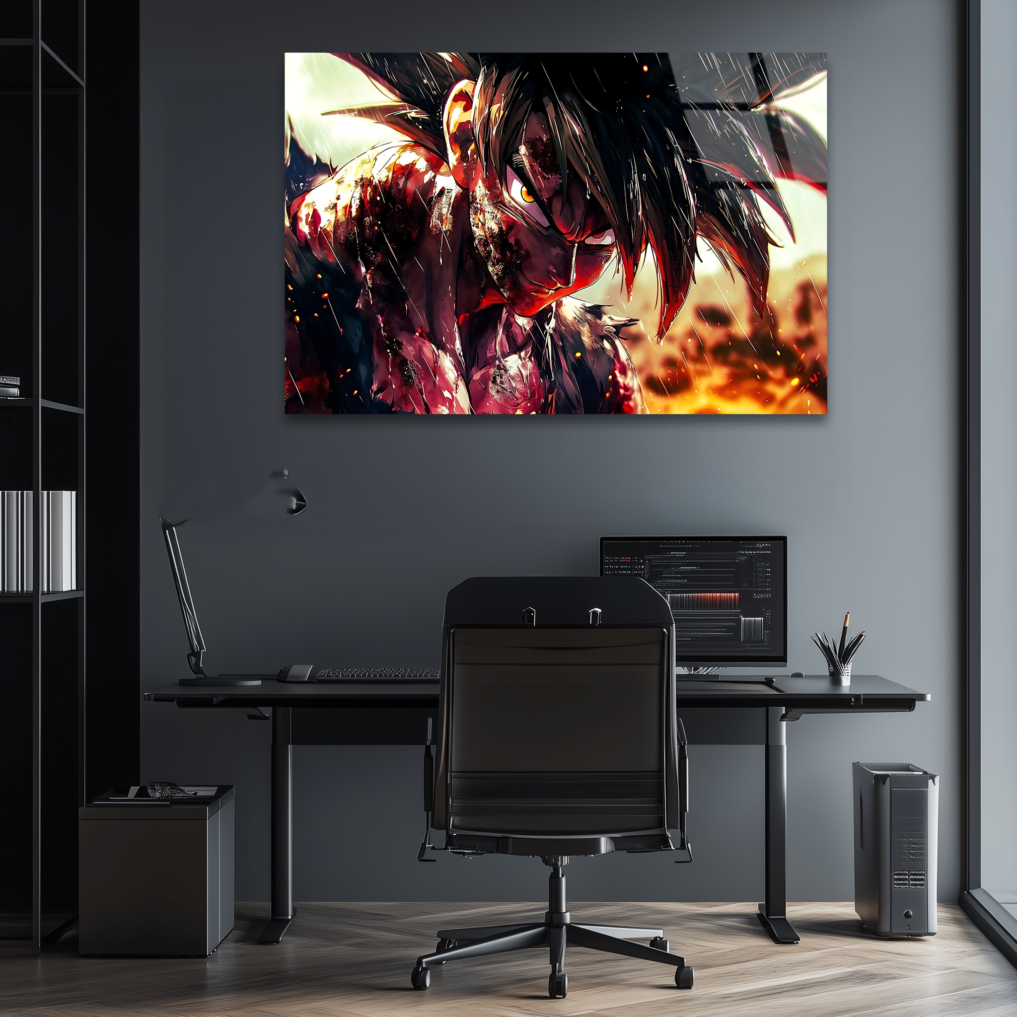 Goku: Ember of Hope | Premium HD Metal Wall Art