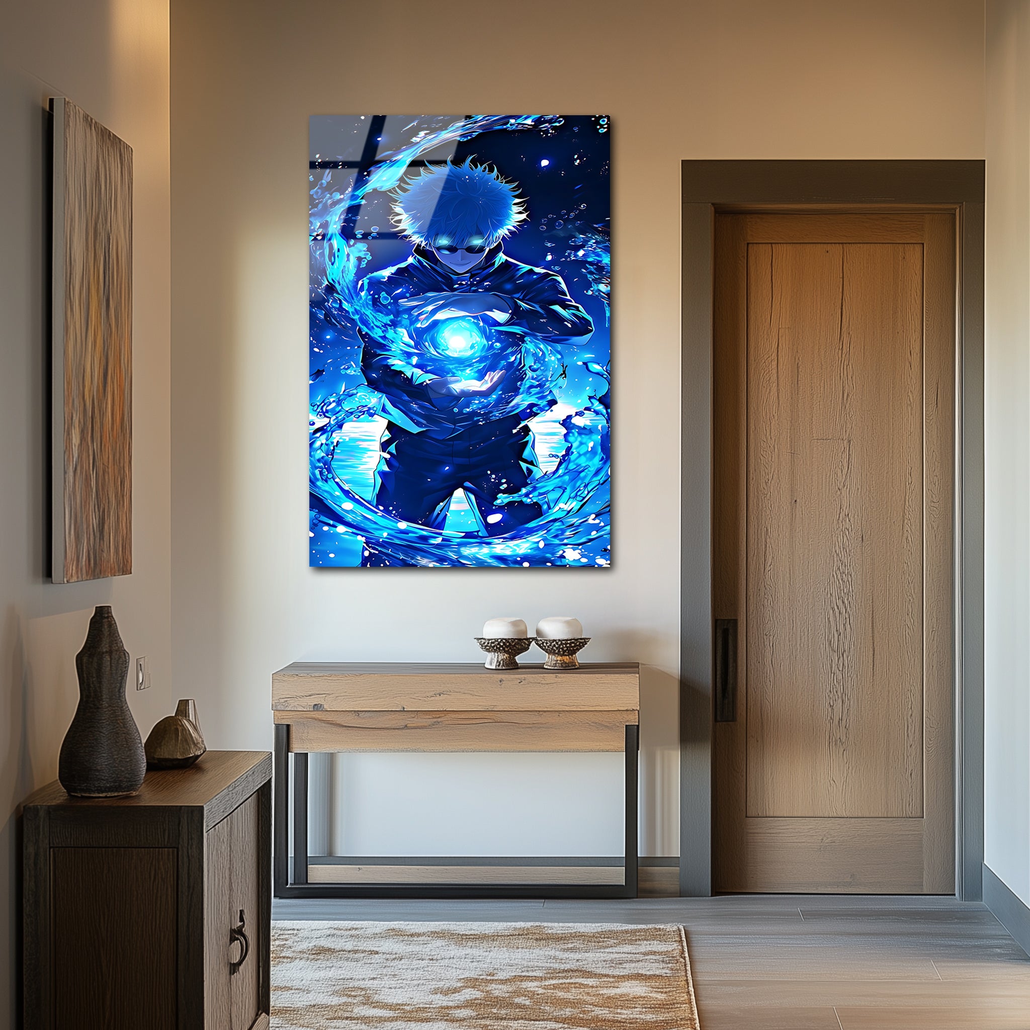 Gojo Satoru: Limitless Domain | Premium HD Metal Wall Art