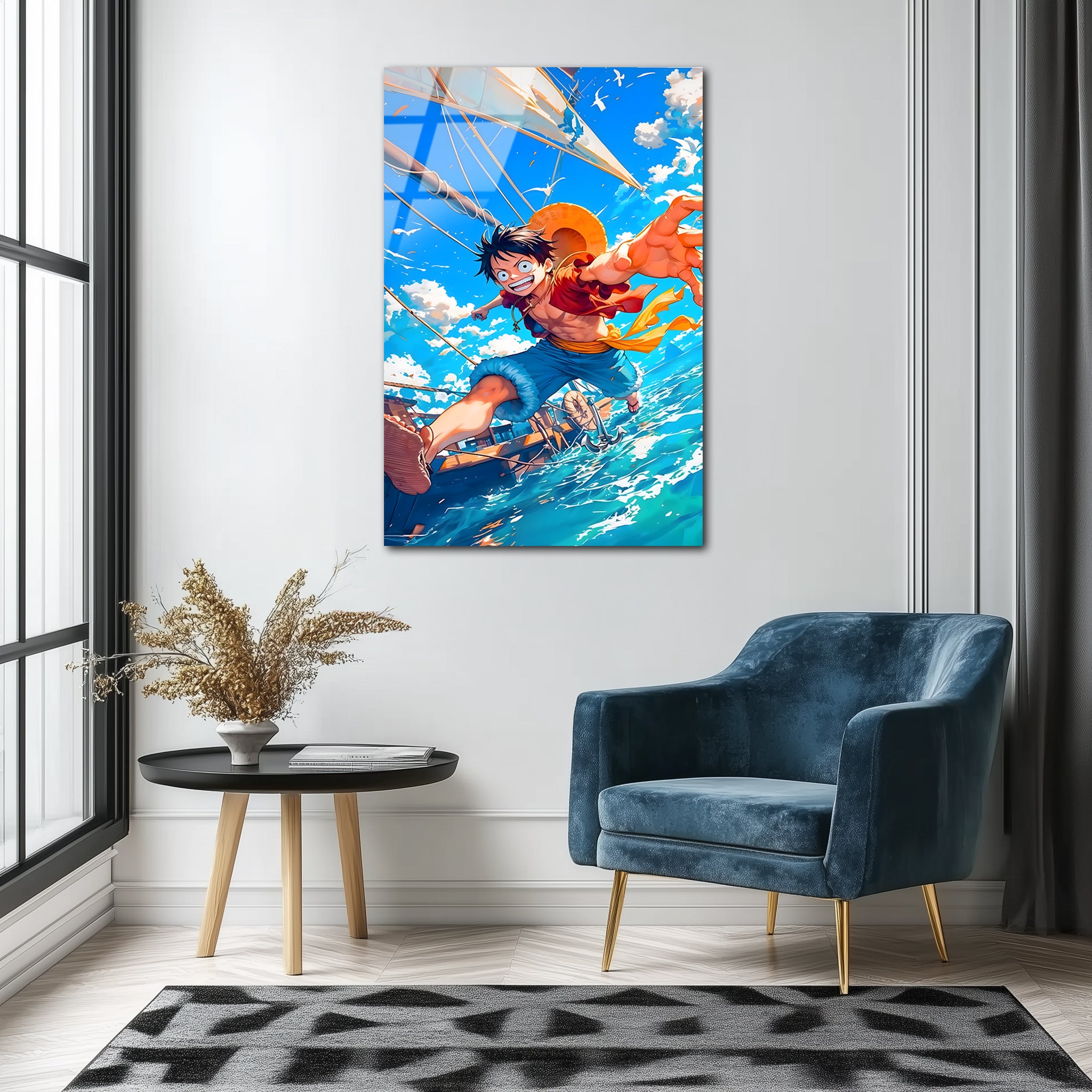 Luffy: The Boundless Dreamer| Premium HD Metal Wall Art