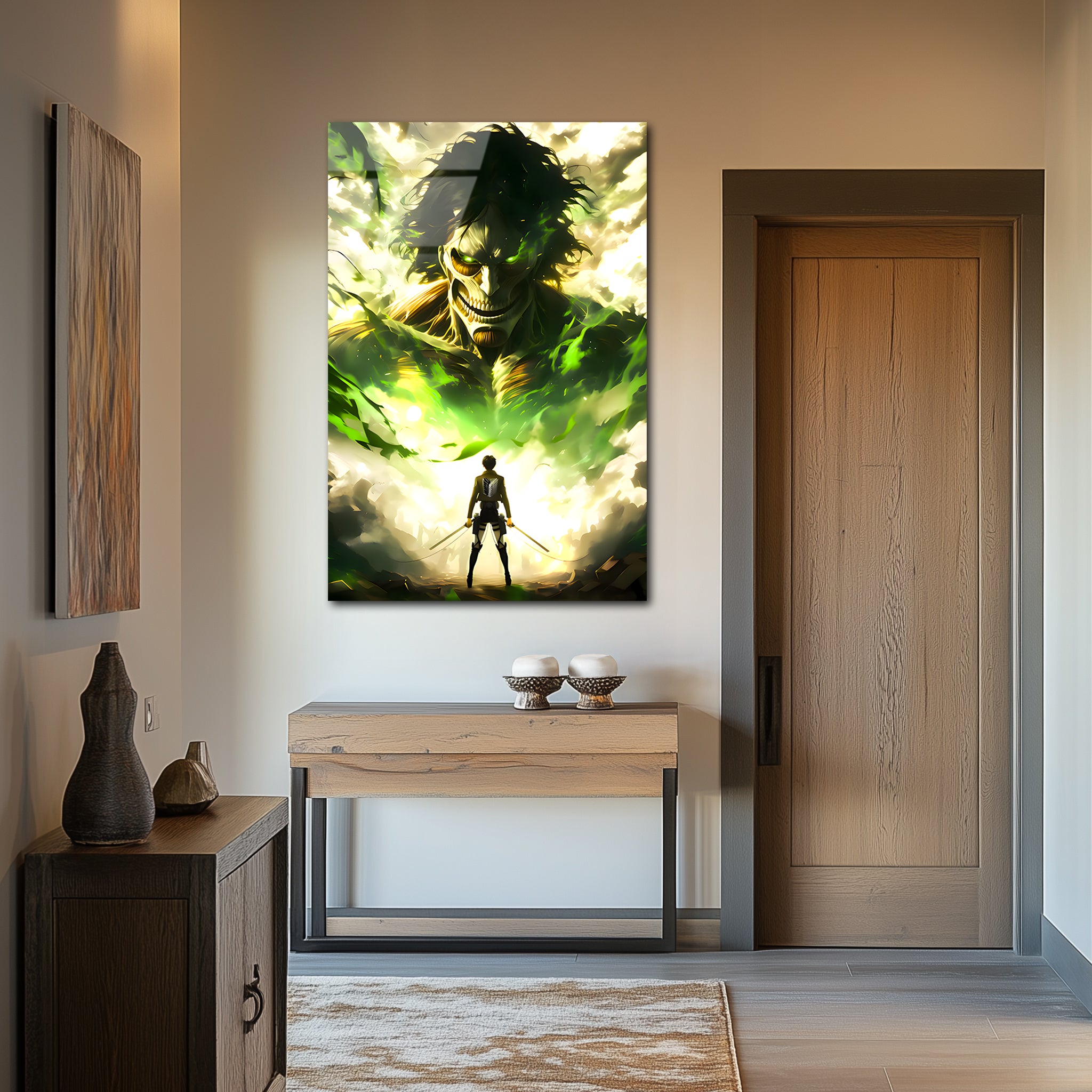 Eren Yeager : The Wrath of Freedom | Premium HD Metal Wall Art
