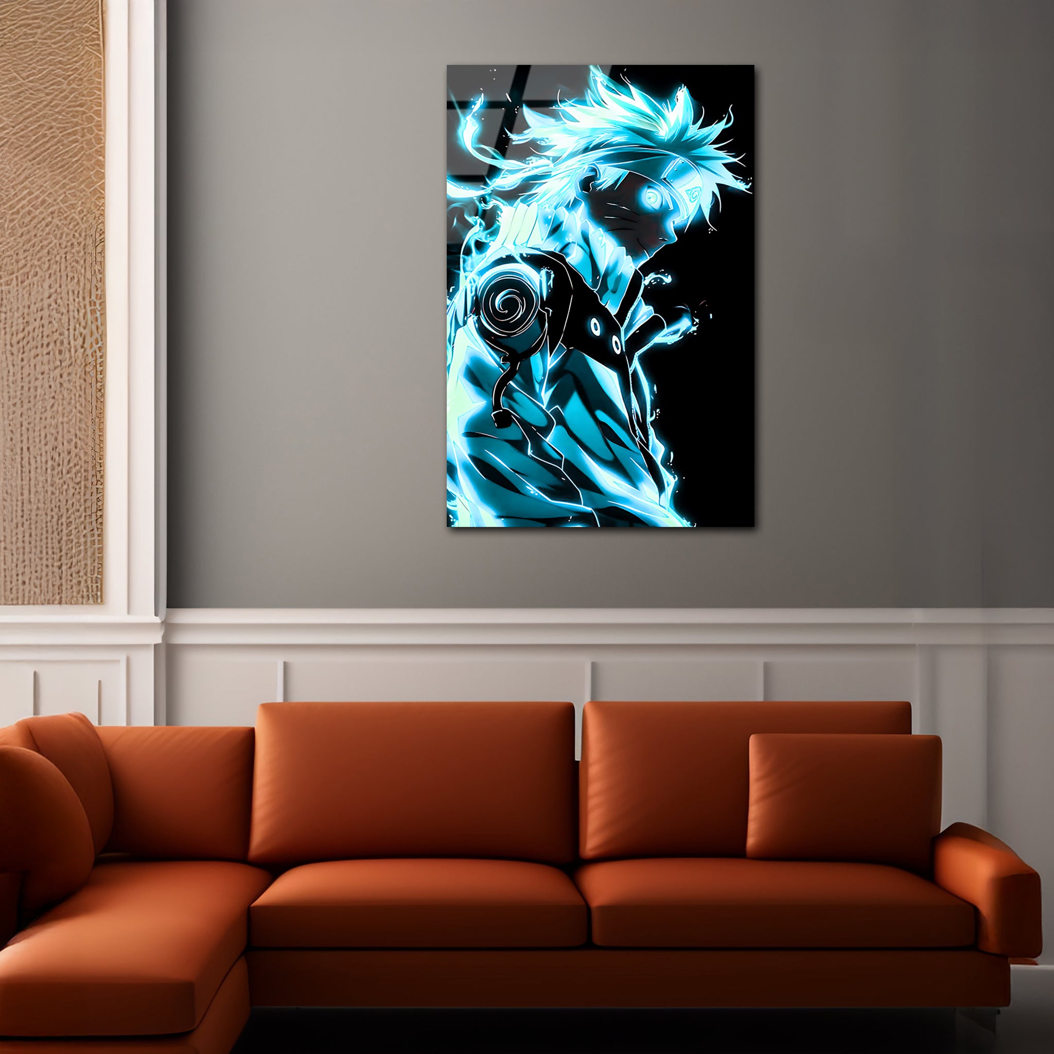 Naruto: Eternal Light of the Shinobi | Premium HD Metal Wall Art
