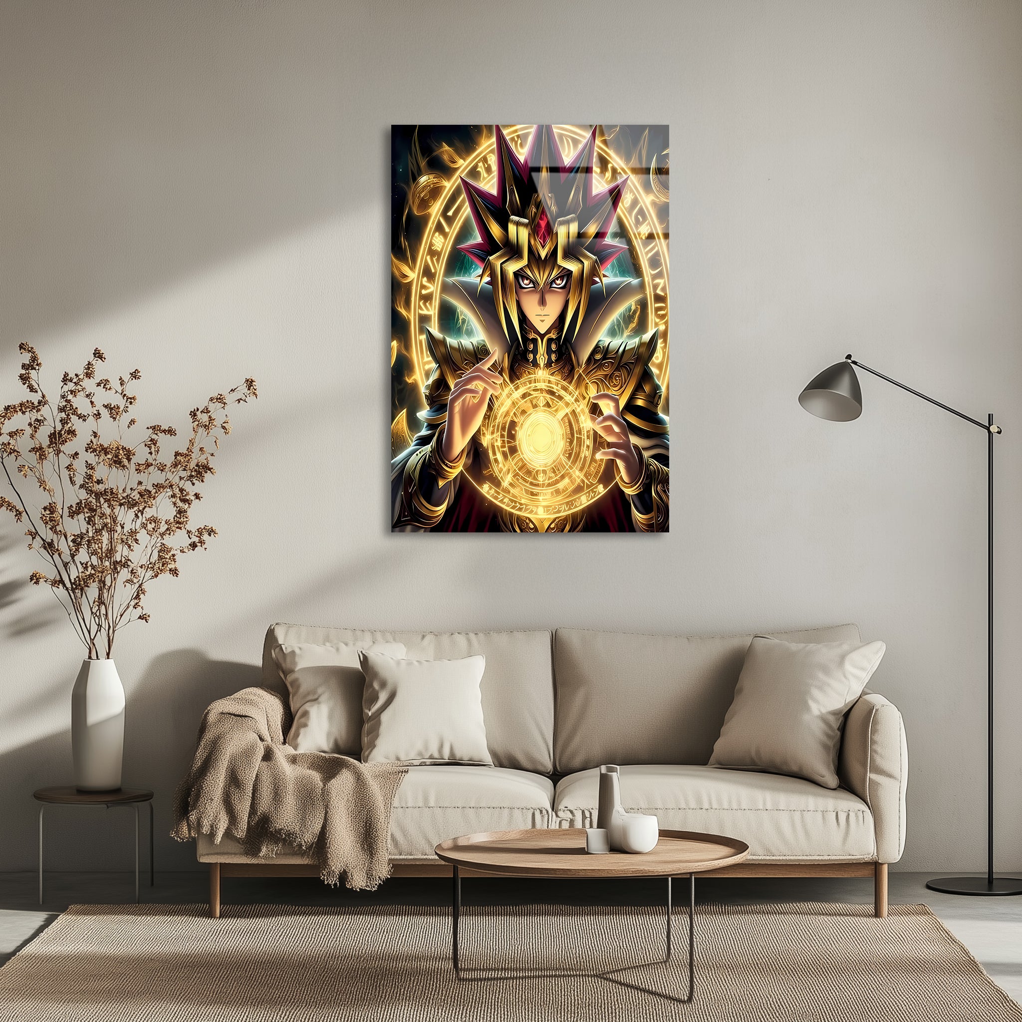 Yugi Muto: Master of the Millennium Magic | Premium HD Metal Wall Art