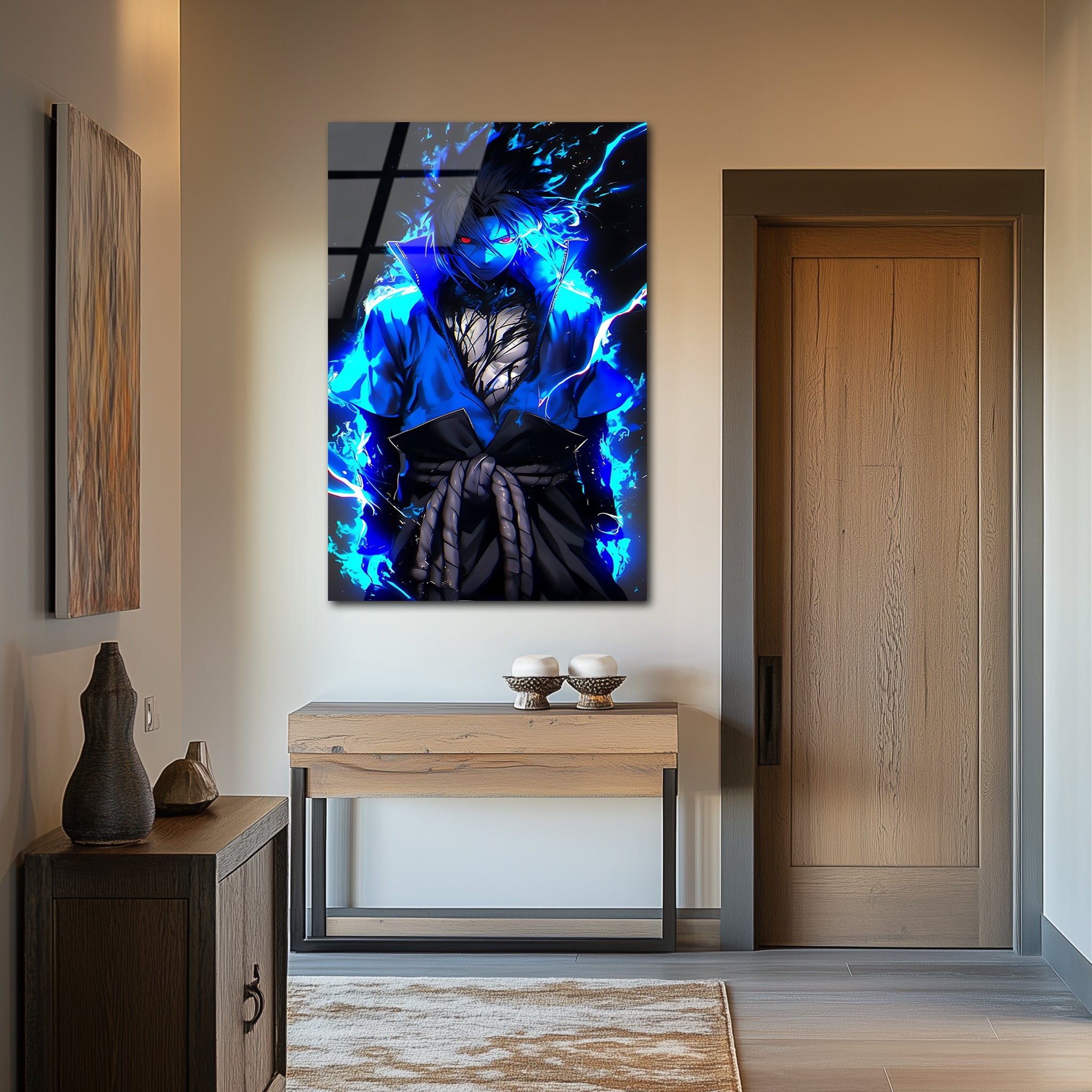 Sasuke: Avenger’s Inferno | Premium HD Metal Wall Art