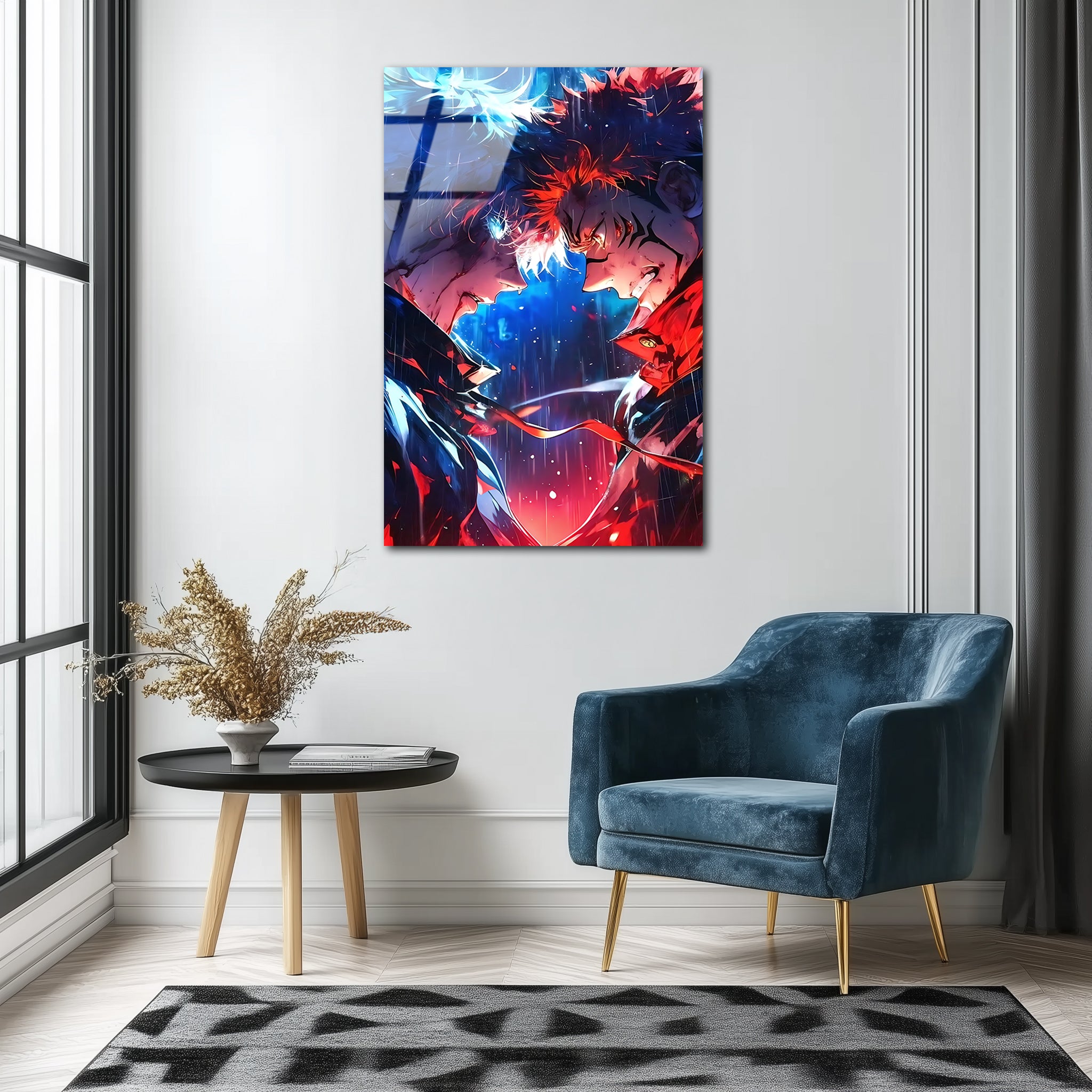 Gojo&Sukuna: Fate’s Collision | Premium HD Metal Wall Art