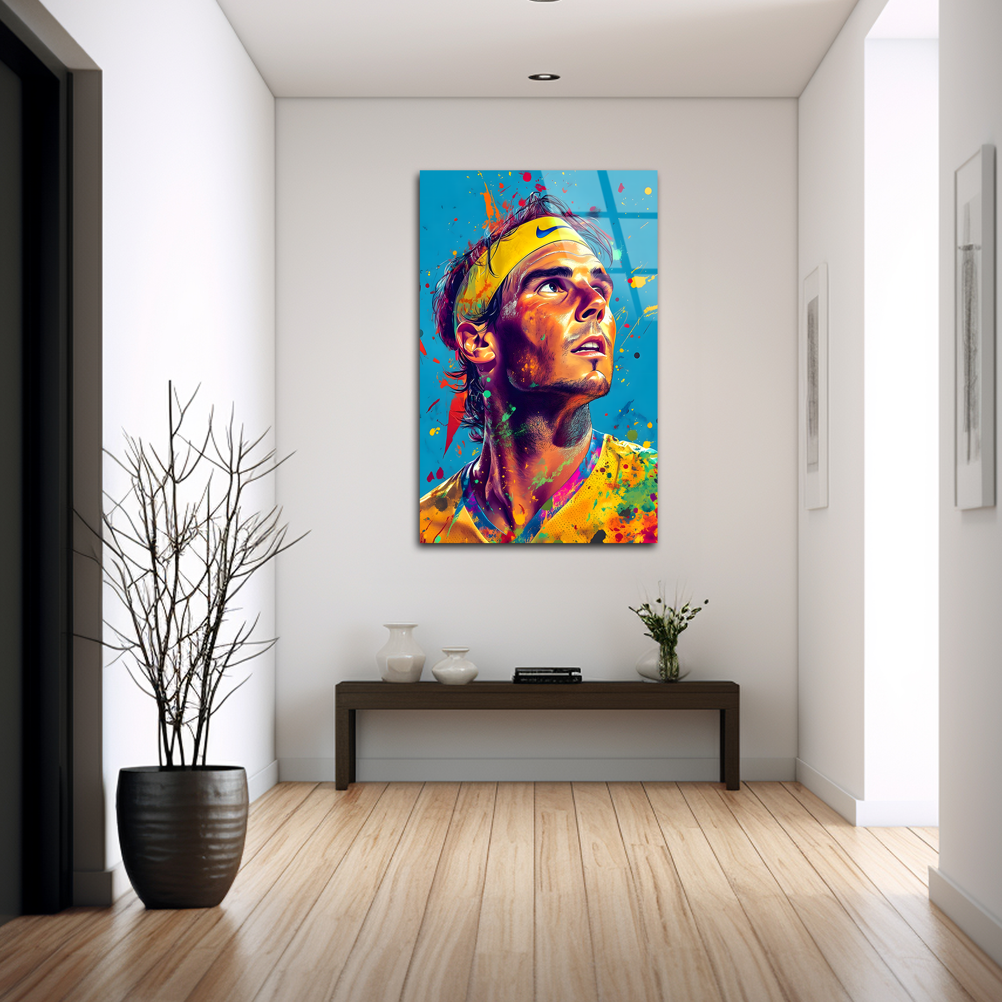 Rafael Nadal: The Art of Resilience | Premium HD Metal Wall Art