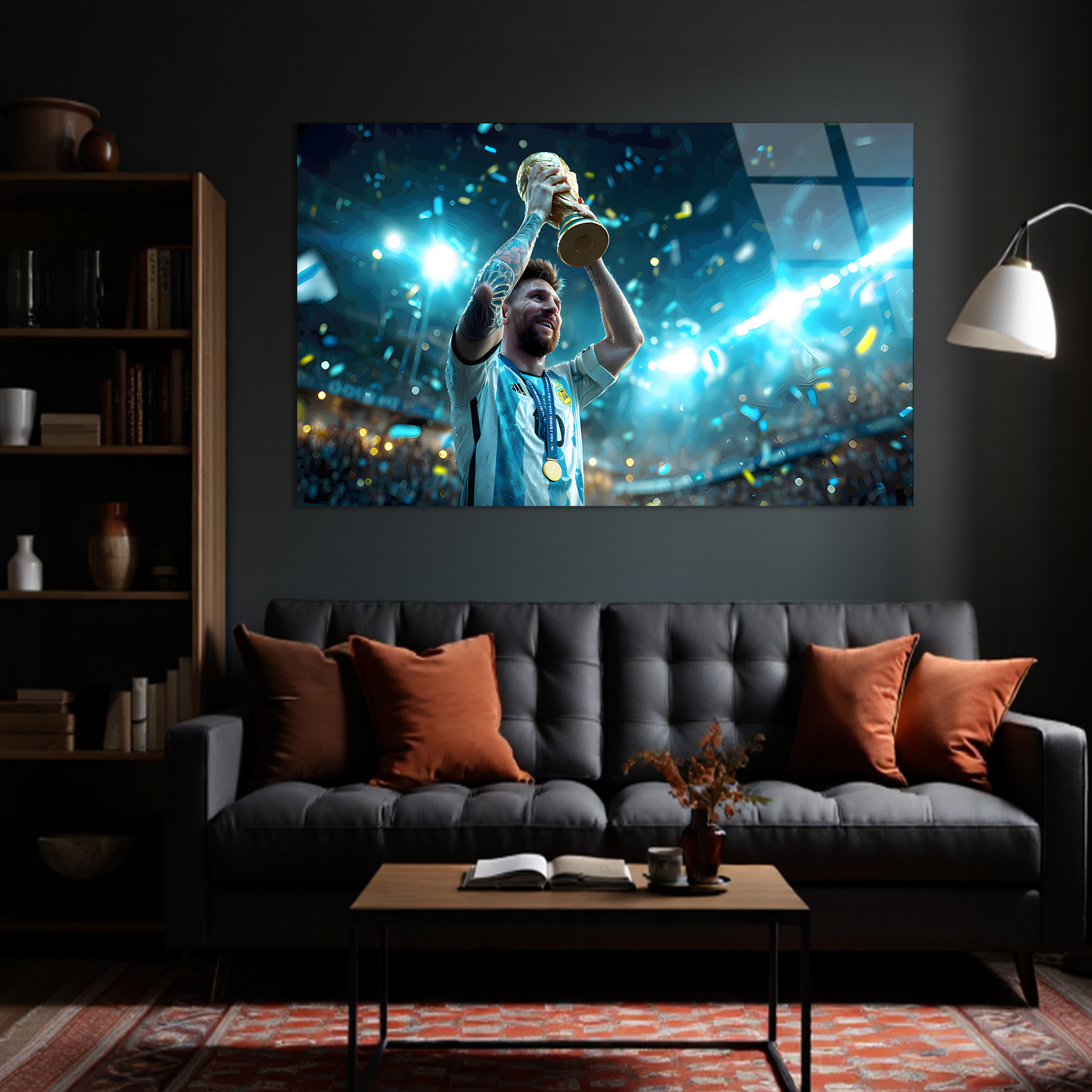 The Moment of Immortality – World Champion | Premium HD Metal Wall Art