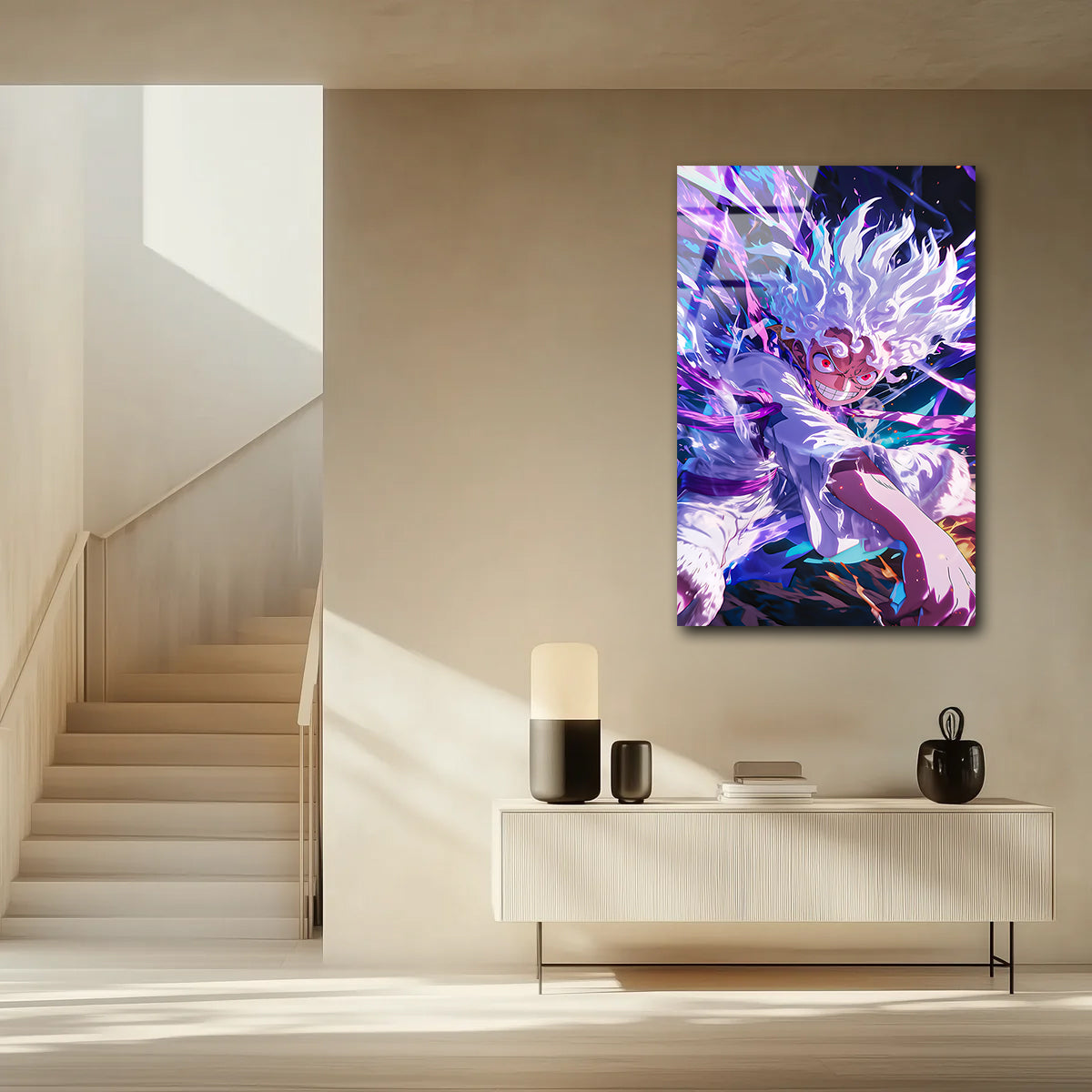 Luffy: Gear Fifth Awakening | Premium HD Metal Wall Art