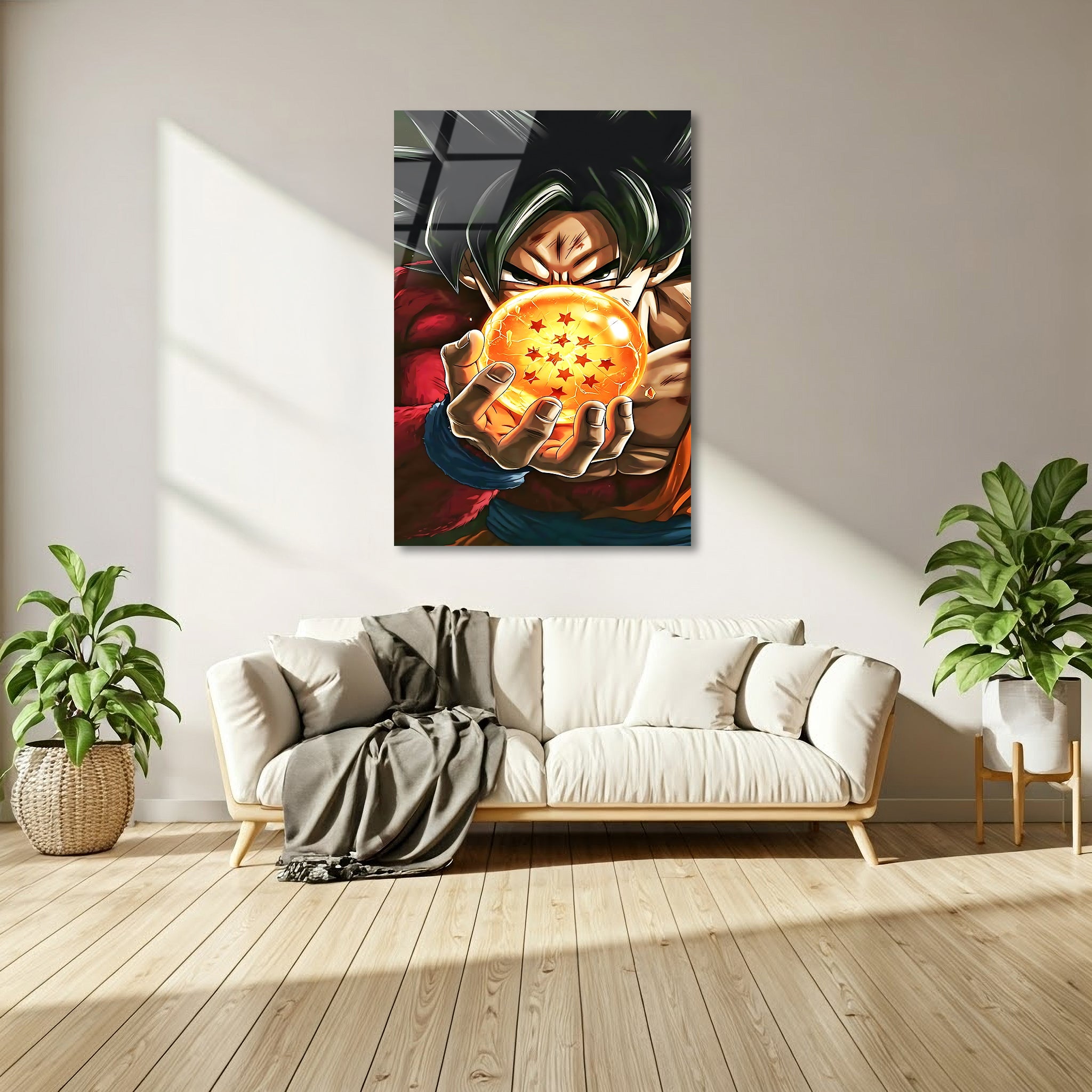Goku: The Eternal Quest | Premium HD Metal Wall Art