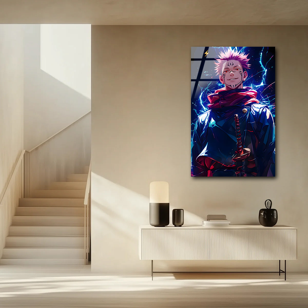 Sukuna: The King of Curses| Premium HD Metal Wall Art