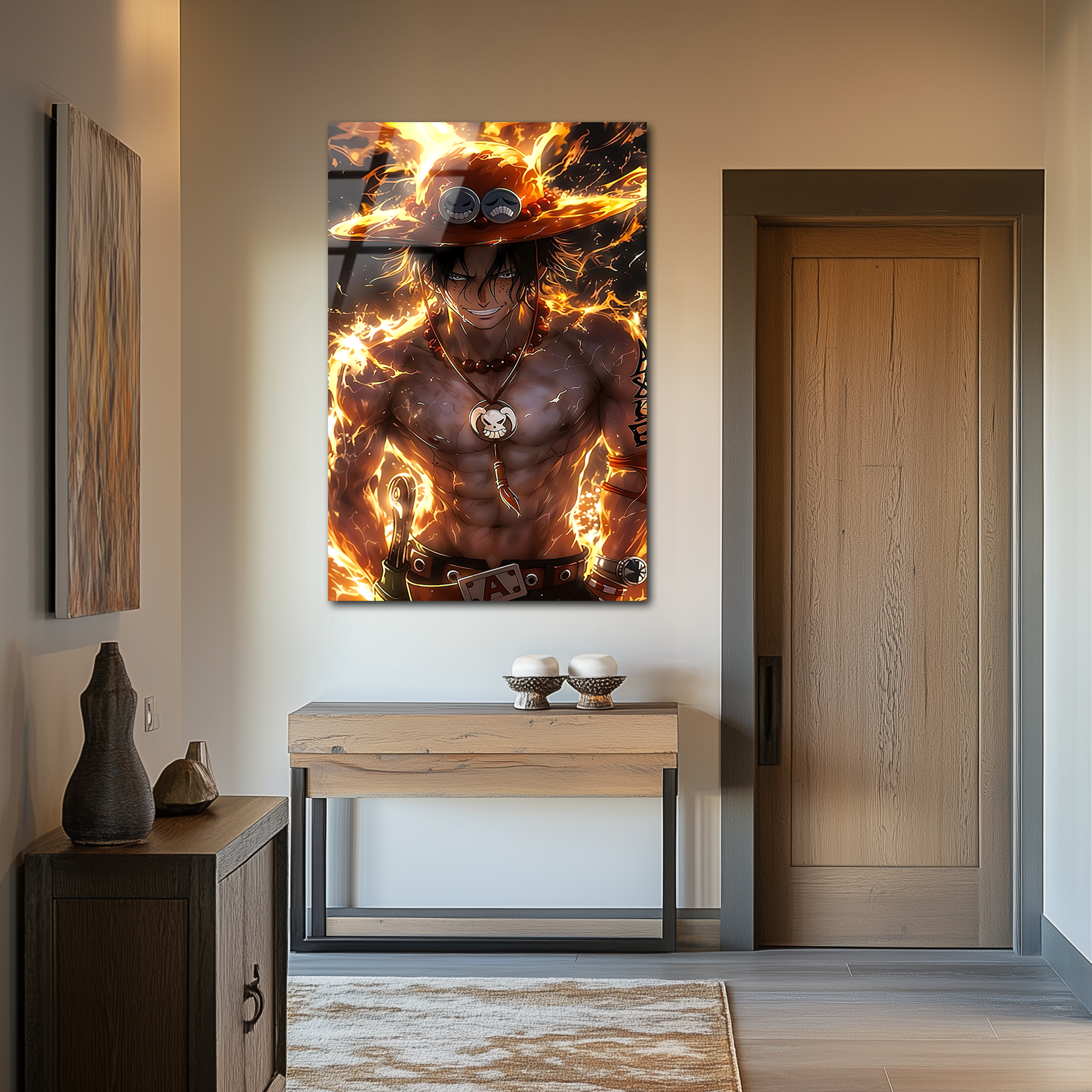 Ace: Inferno of the Sea | Premium HD Metal Wall Art