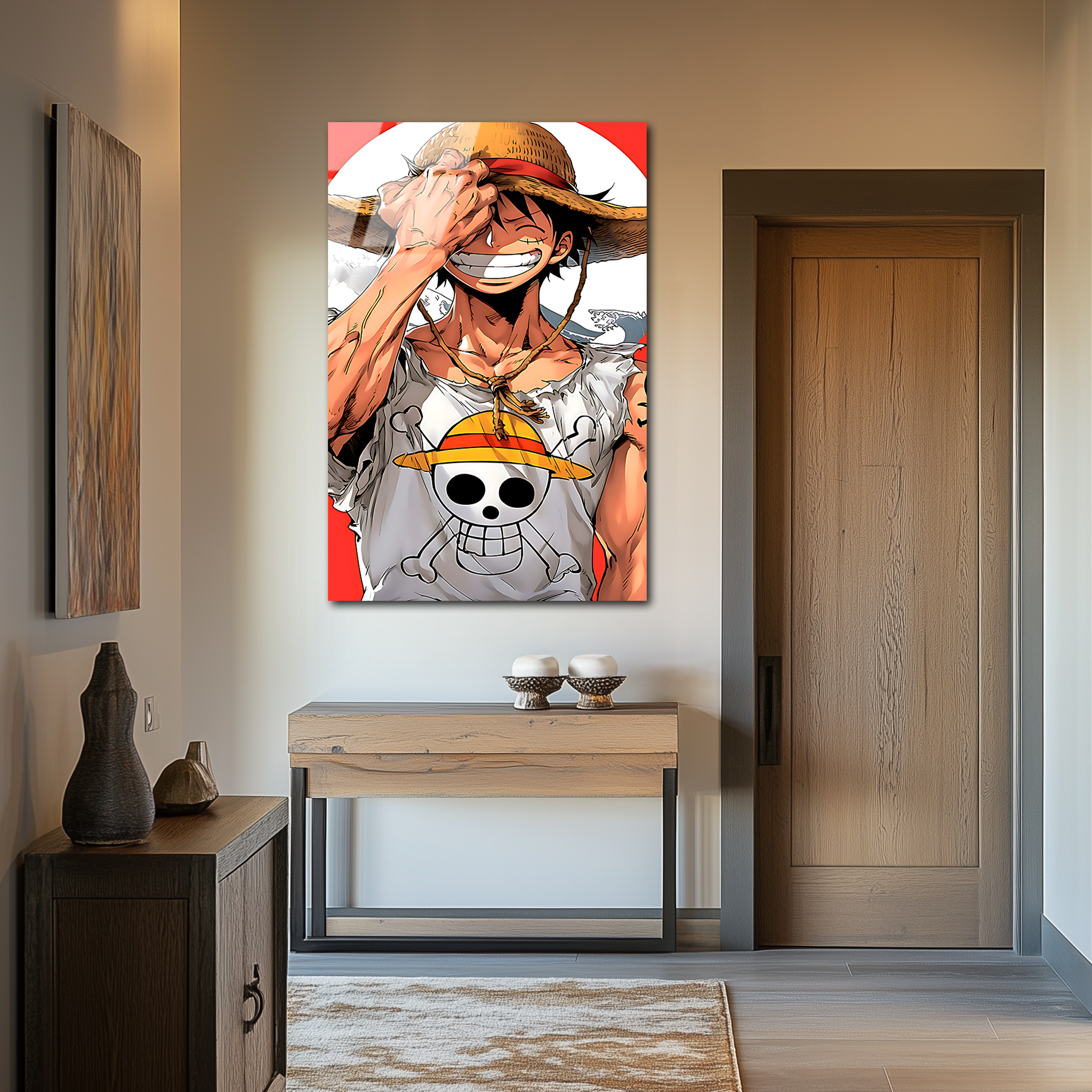 Monkey D. Luffy: The Unbreakable Dreamer | Premium HD Metal Wall Art