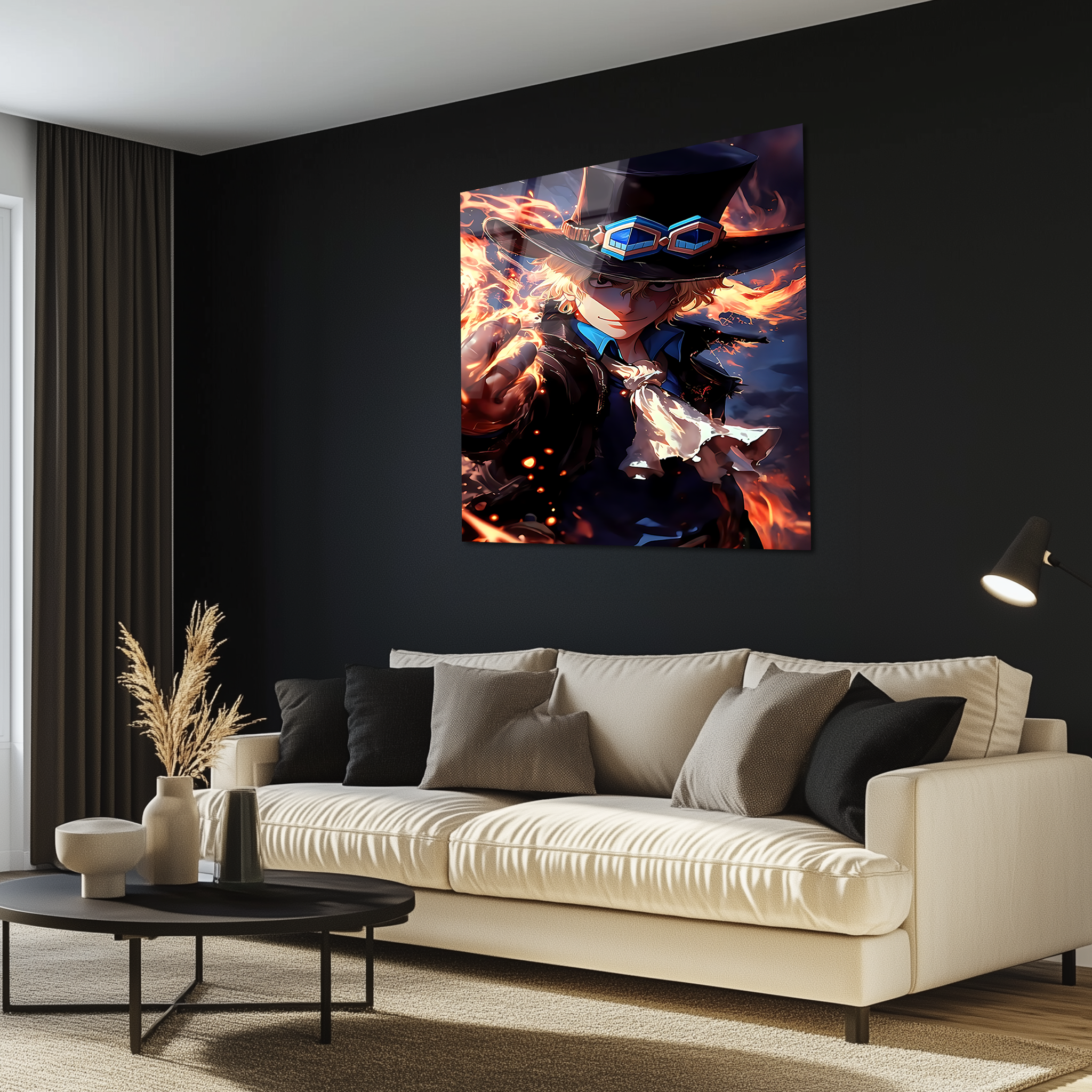 Sabo: Flames of the Revolutionary Army | Premium HD Metal Wall Art