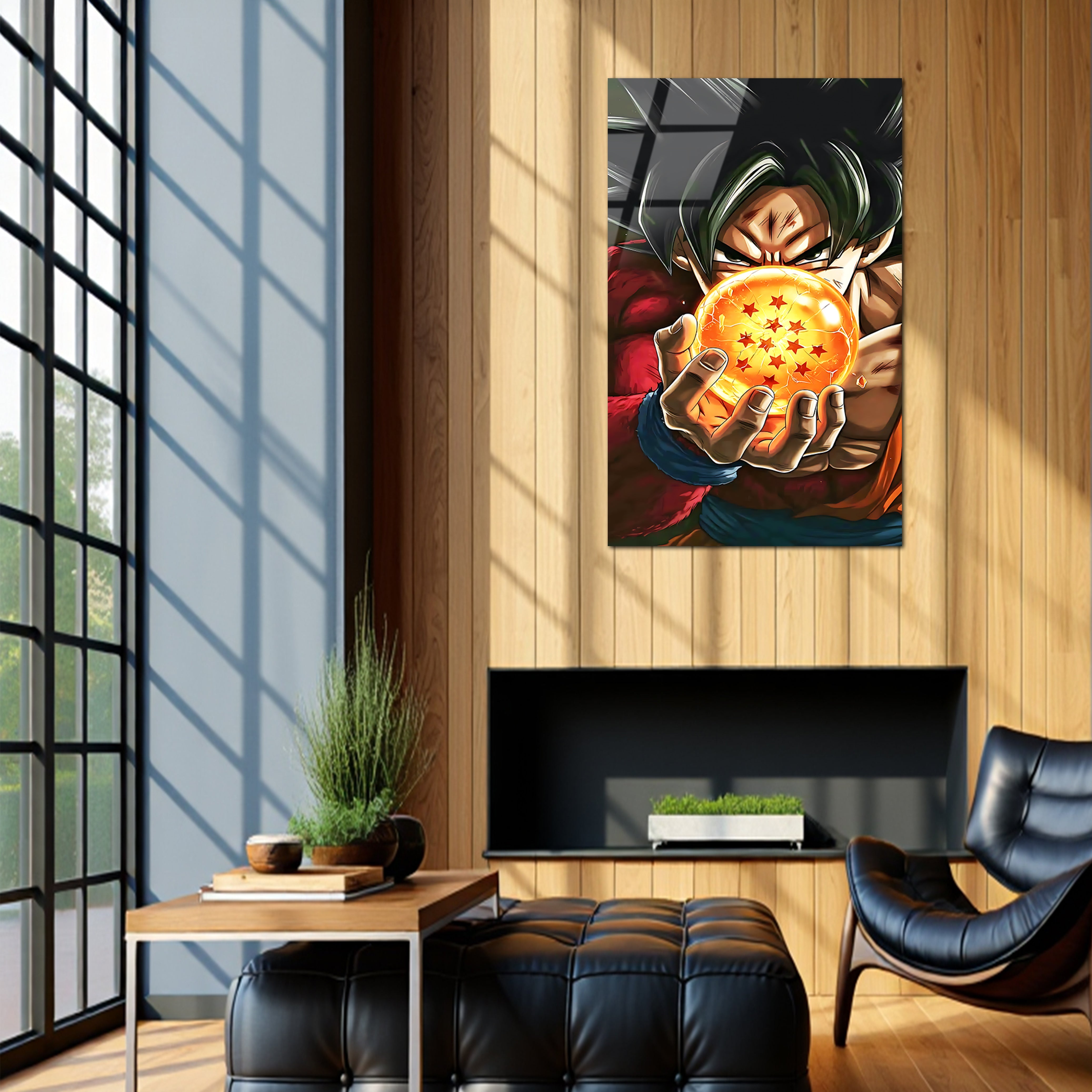 Goku: The Eternal Quest | Premium HD Metal Wall Art