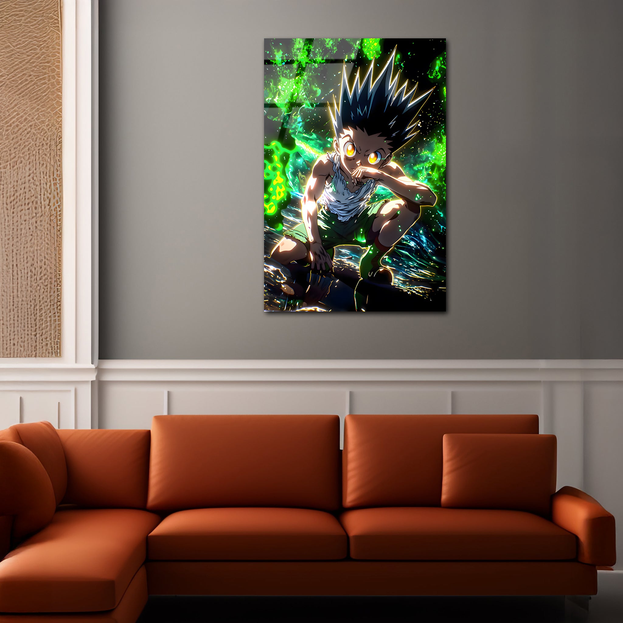 Gon : The Wild Heart of Determination | Premium HD Metal Wall Art