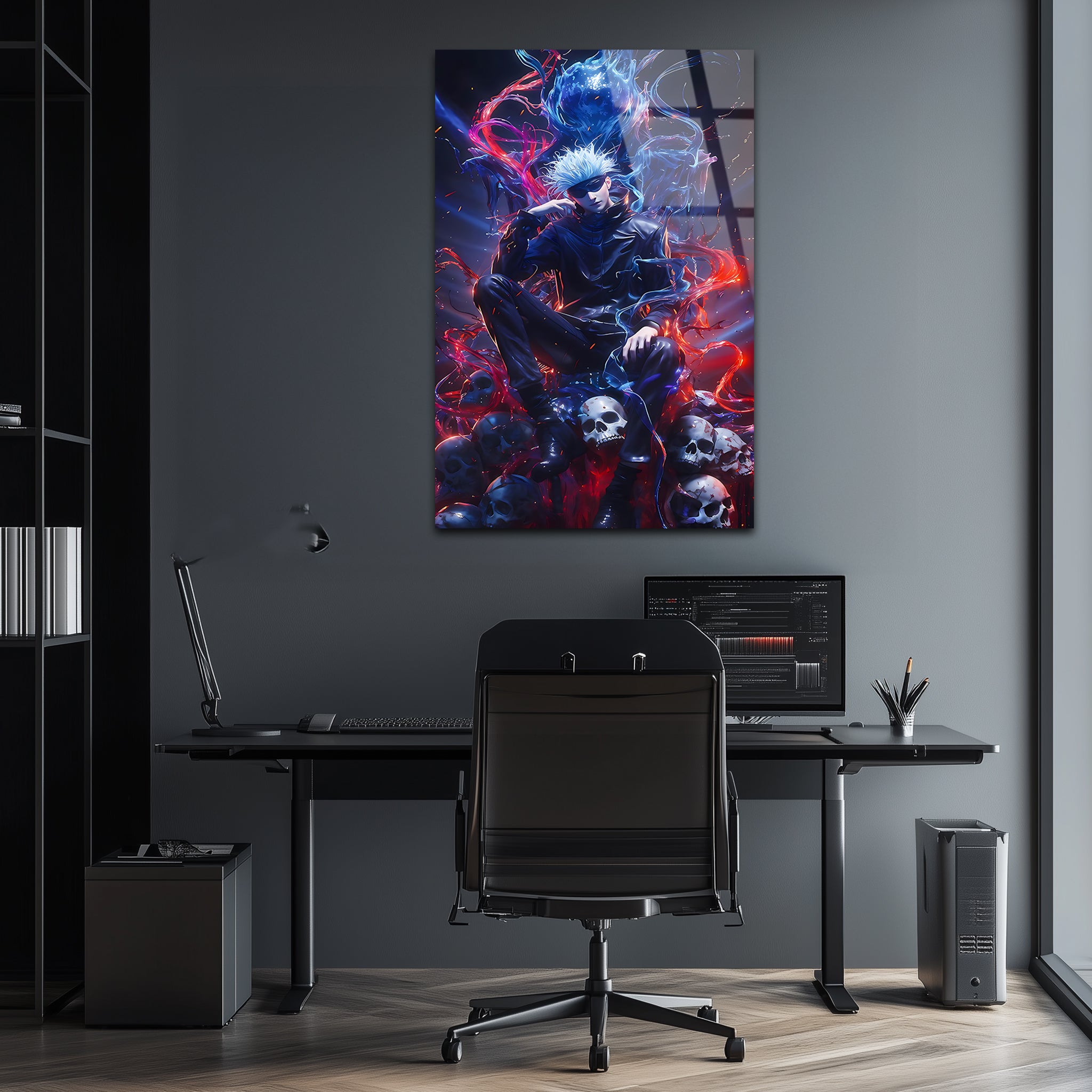 Gojo Satoru: Throne of Cursed Infinity | Premium HD Metal Wall Art