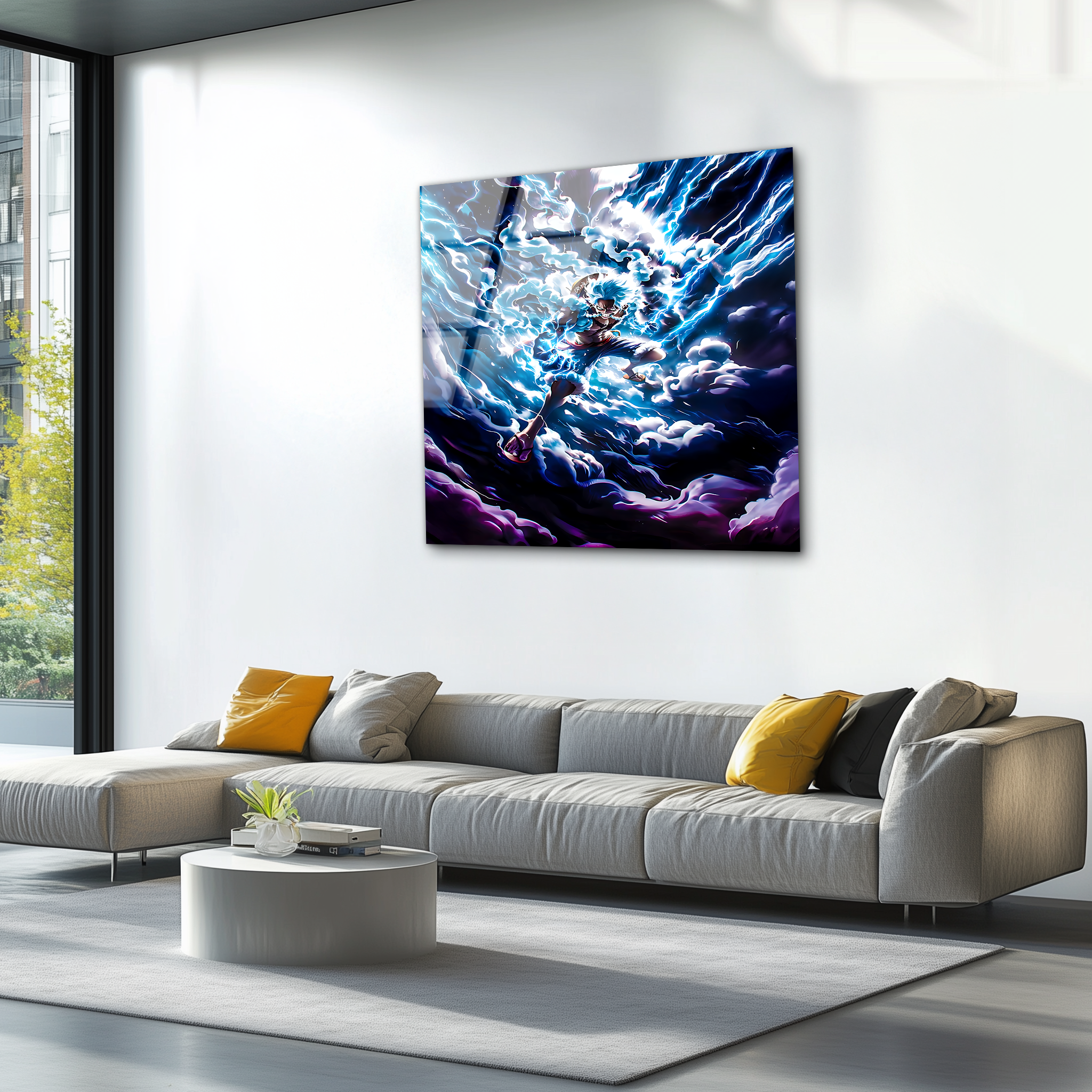 Luffy: Stormbringer of the New Era | Premium HD Metal Wall Art