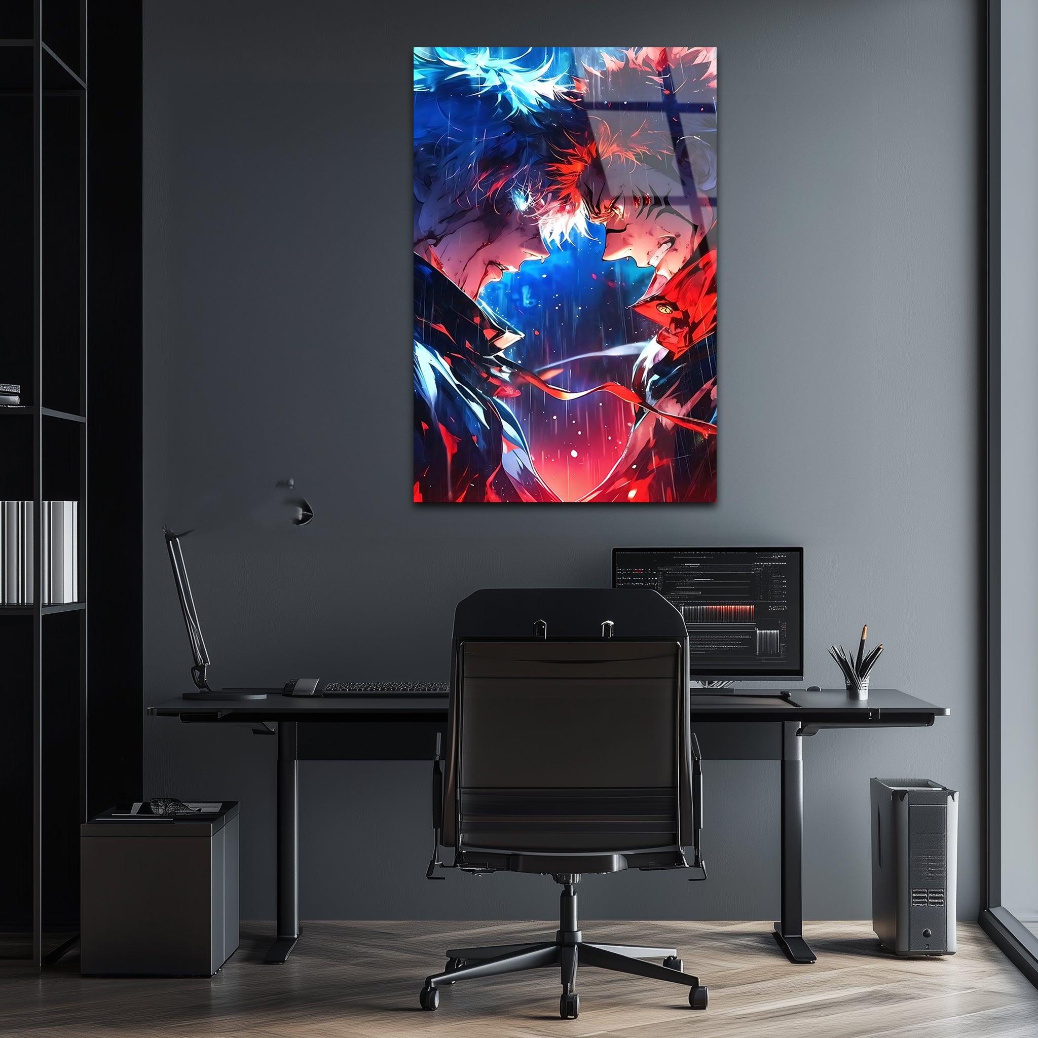 Gojo&Sukuna: Fate’s Collision | Premium HD Metal Wall Art