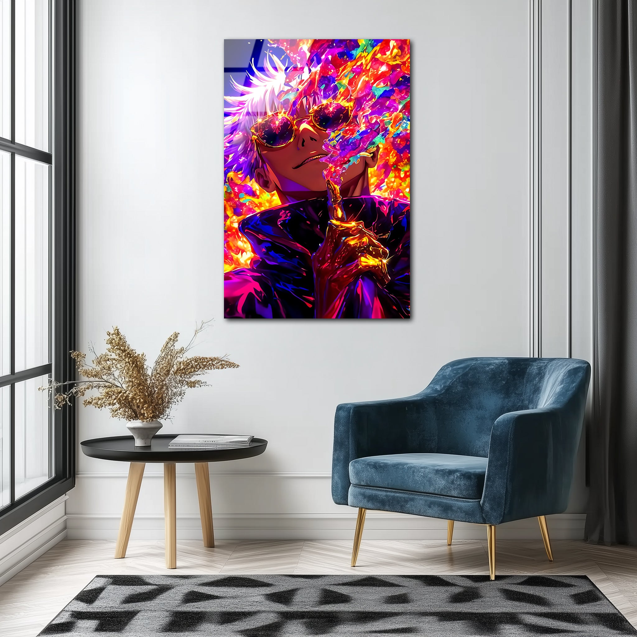 Gojo: Limitless Radiance | Premium HD Metal Wall Art