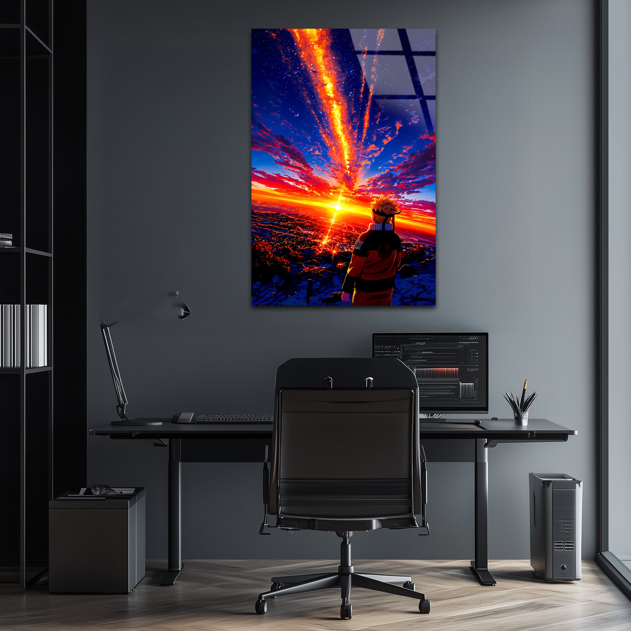 Naruto: Legacy of the Hokage | Premium HD Metal Wall Art