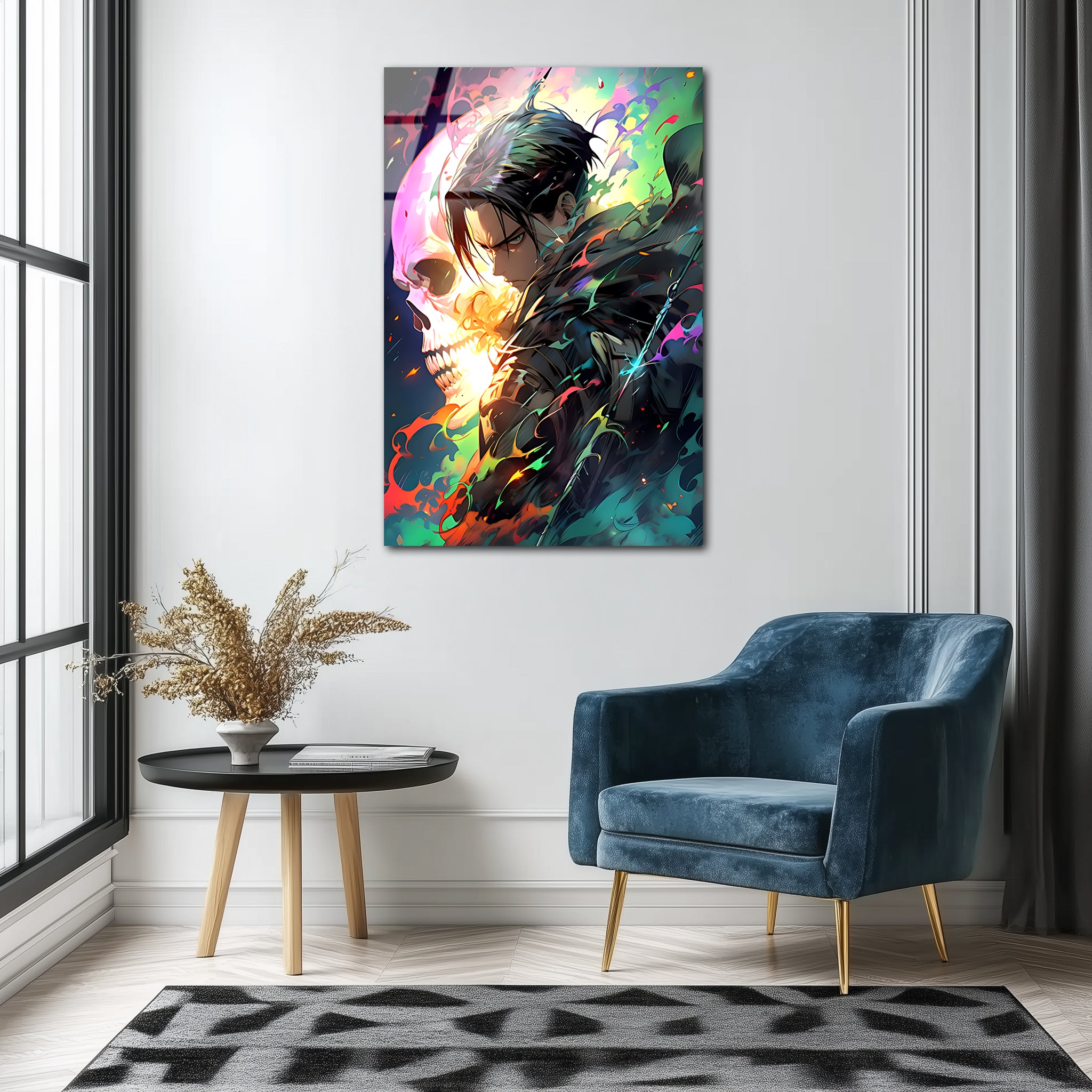 Levi Ackerman: The Reaper of Humanity | Premium HD Metal Wall Art