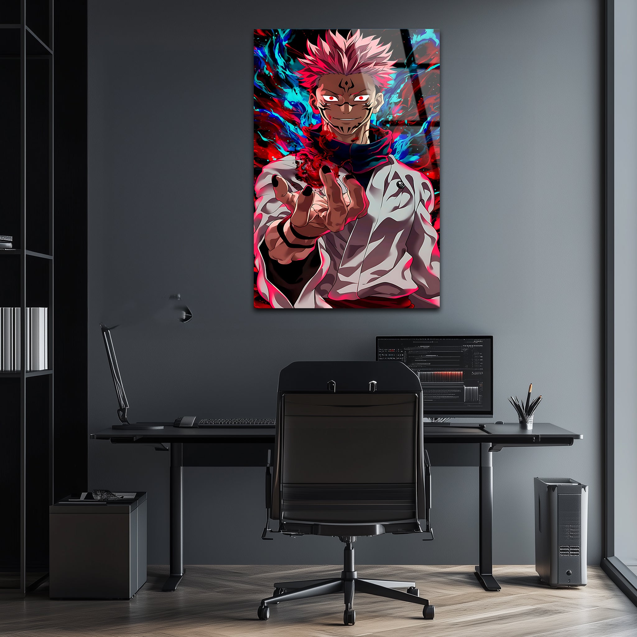 Sukuna: King of Curses | Premium HD Metal Wall Art