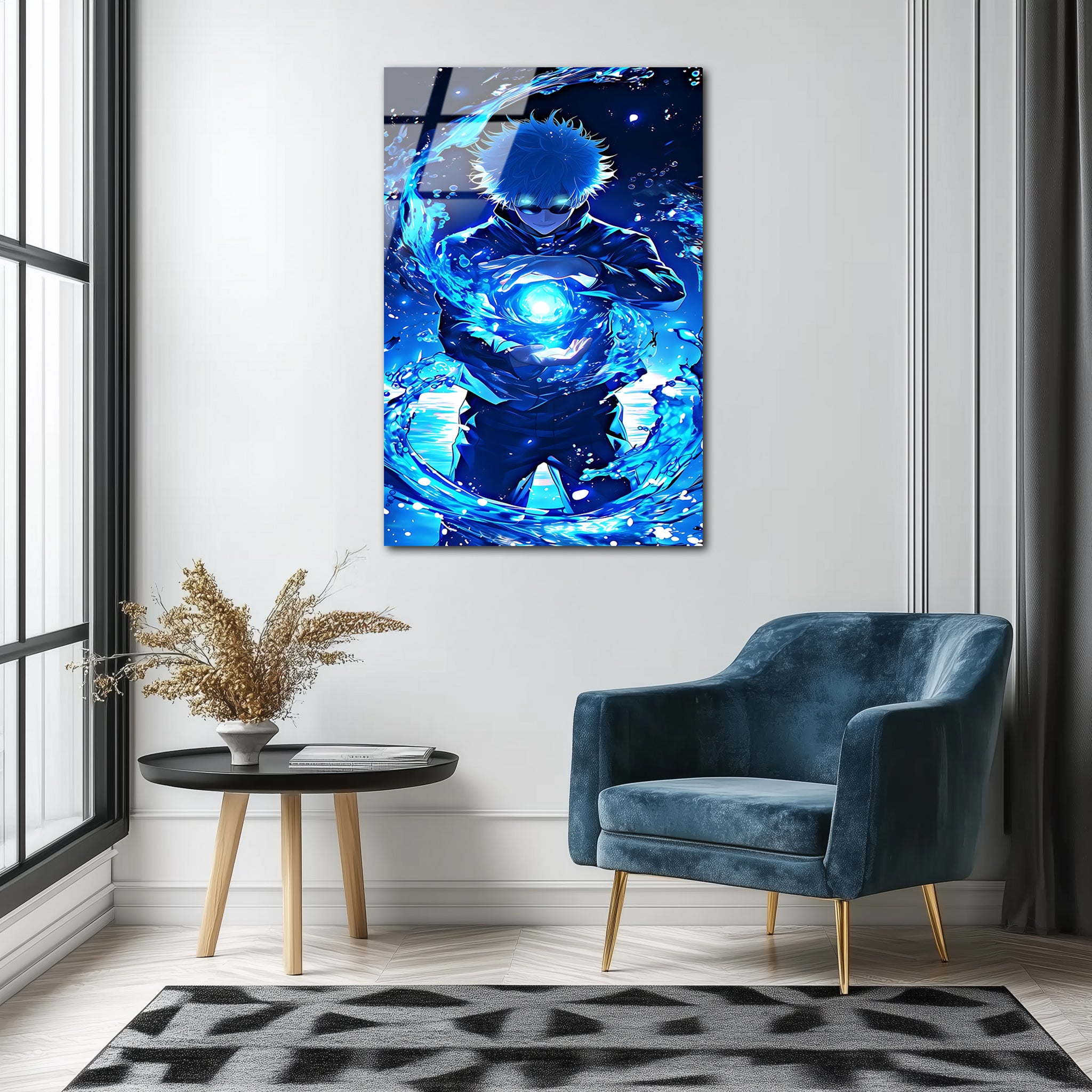 Gojo Satoru: Limitless Domain | Premium HD Metal Wall Art