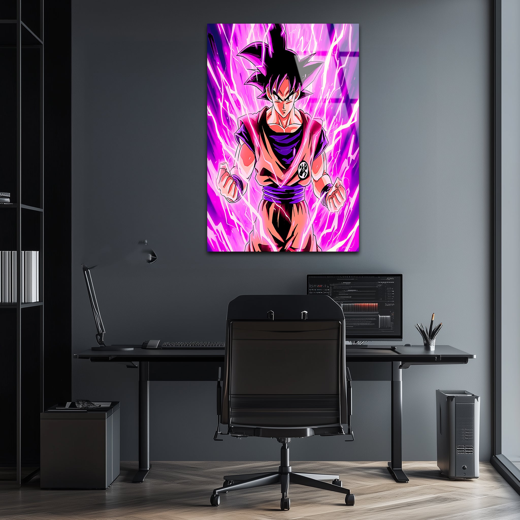 Goku: Saiyan Spirit Unleashed | Premium HD Metal Wall Art