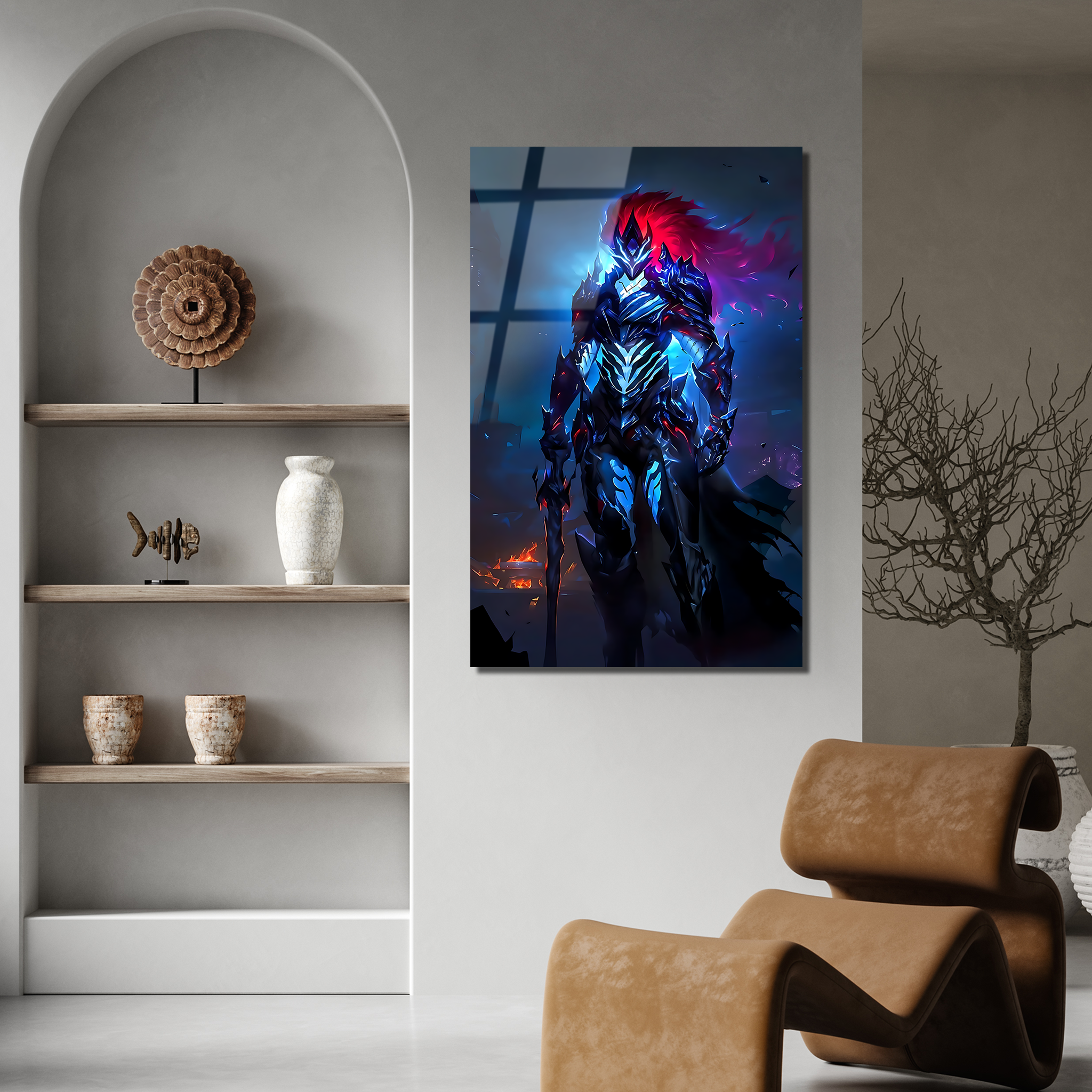 Arise: The Command of Eternity | Premium HD Metal Wall Art