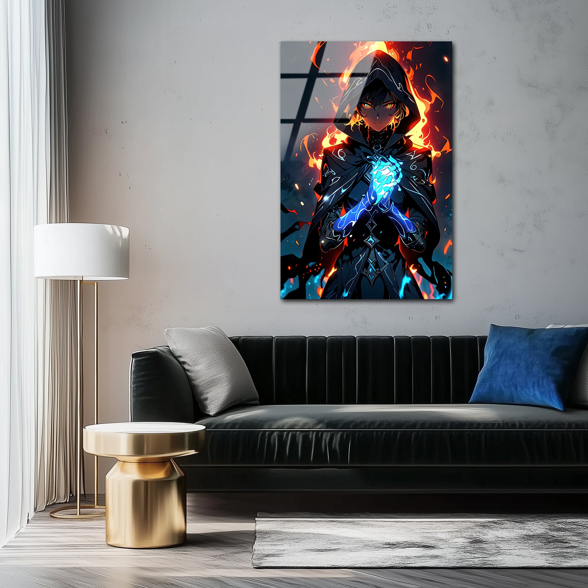 Levi Ackerman: The Shadow of Vengeance| Premium HD Metal Wall Art
