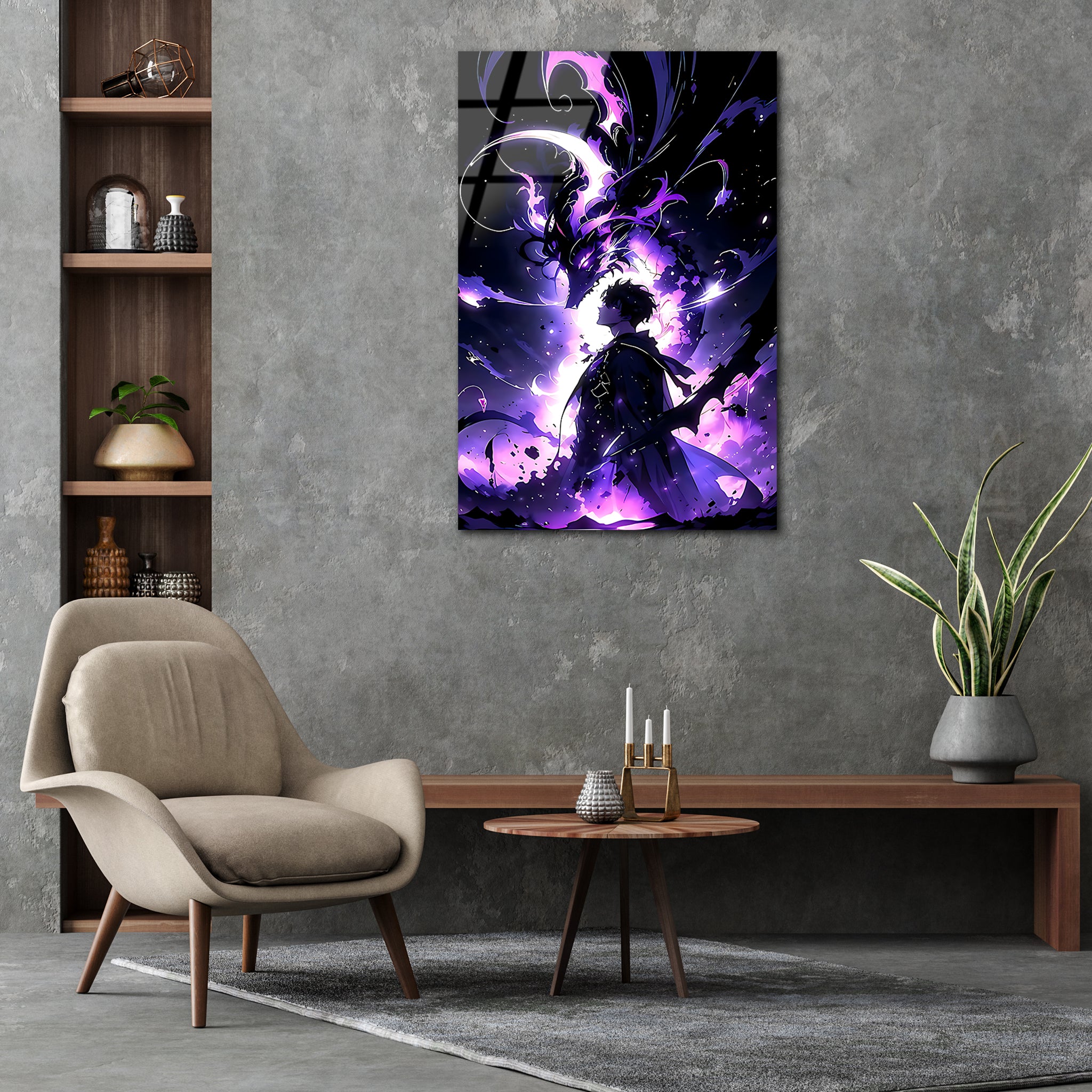Sung Jinwoo: Master Of Shadows | Premium HD Metal Wall Art