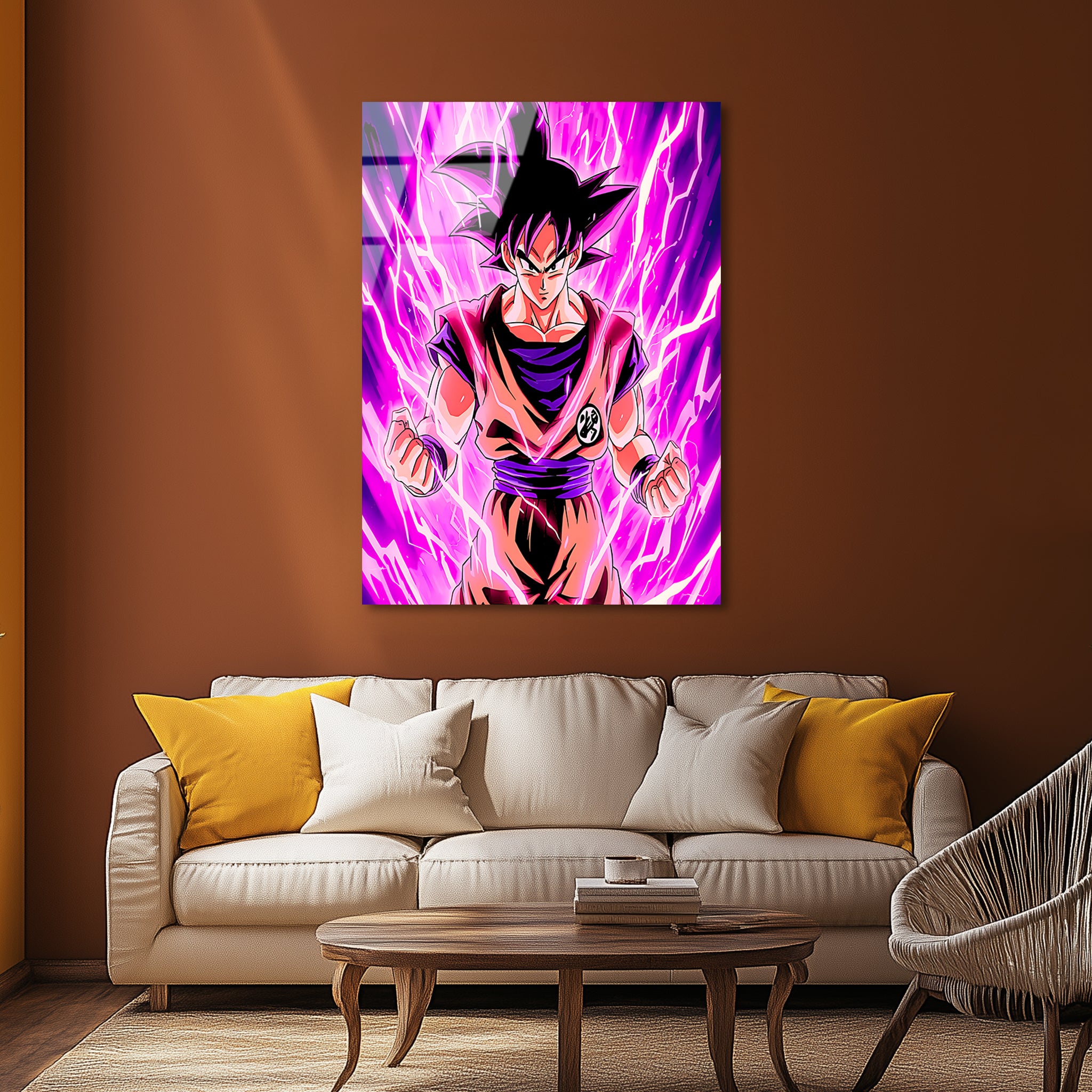 Goku: Saiyan Spirit Unleashed | Premium HD Metal Wall Art