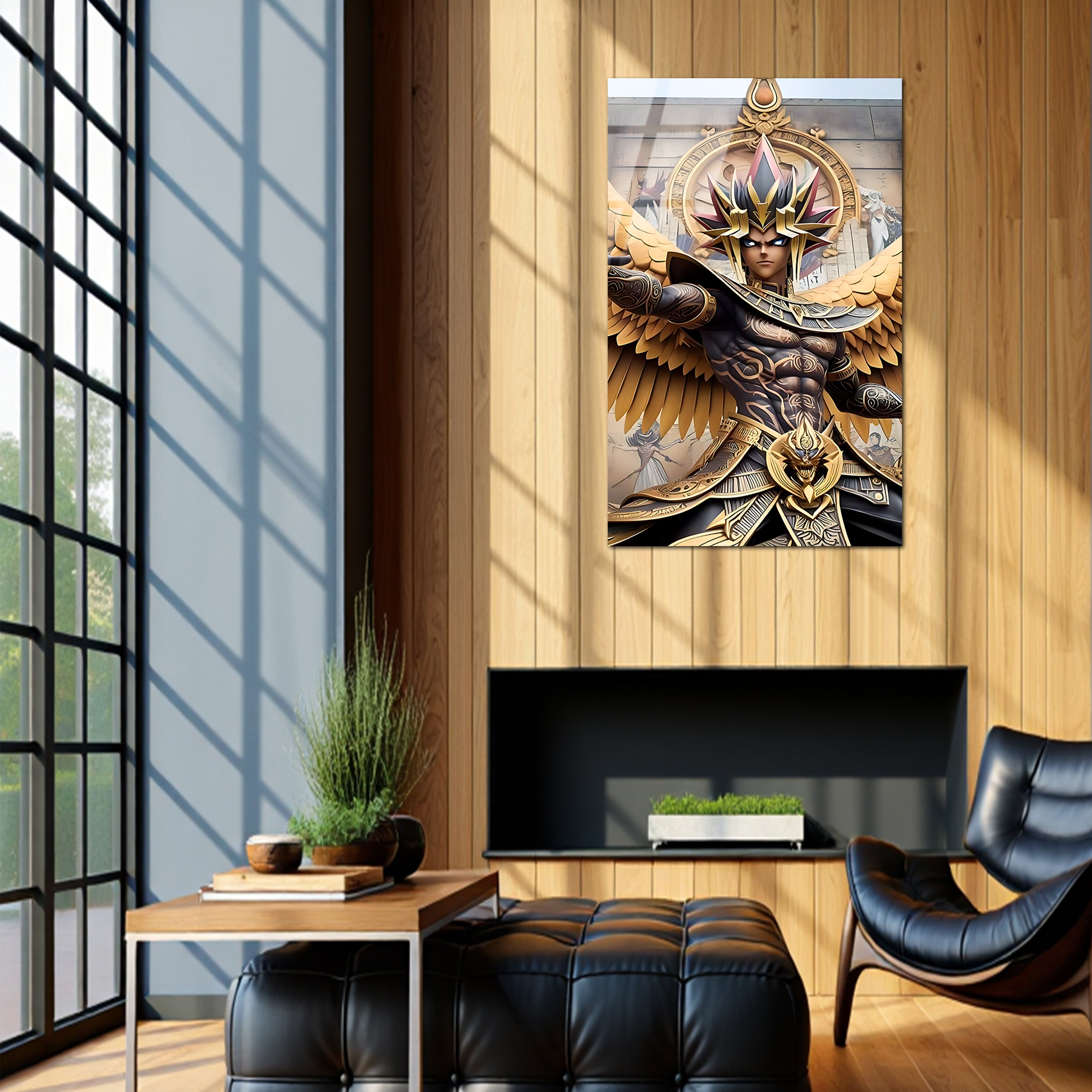 Yugi Muto: Wings of the Eternal Pharaoh | Premium HD Metal Wall Art