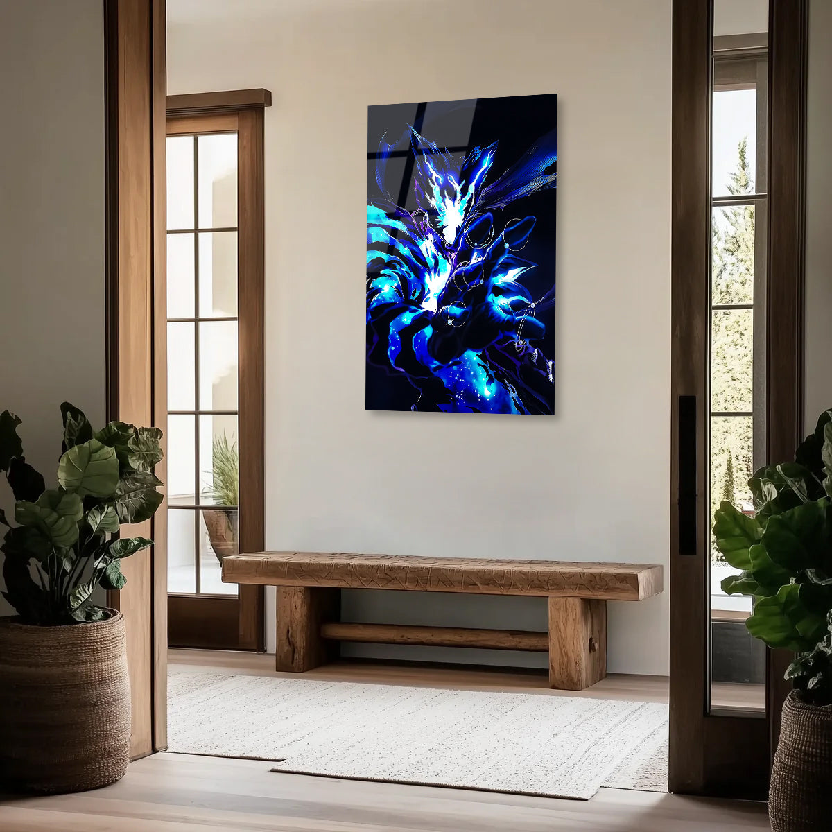 ๐๐๐ซ๐จ๐ฎ: Garouโs Awakened Form | Premium HD Metal Wall Art
