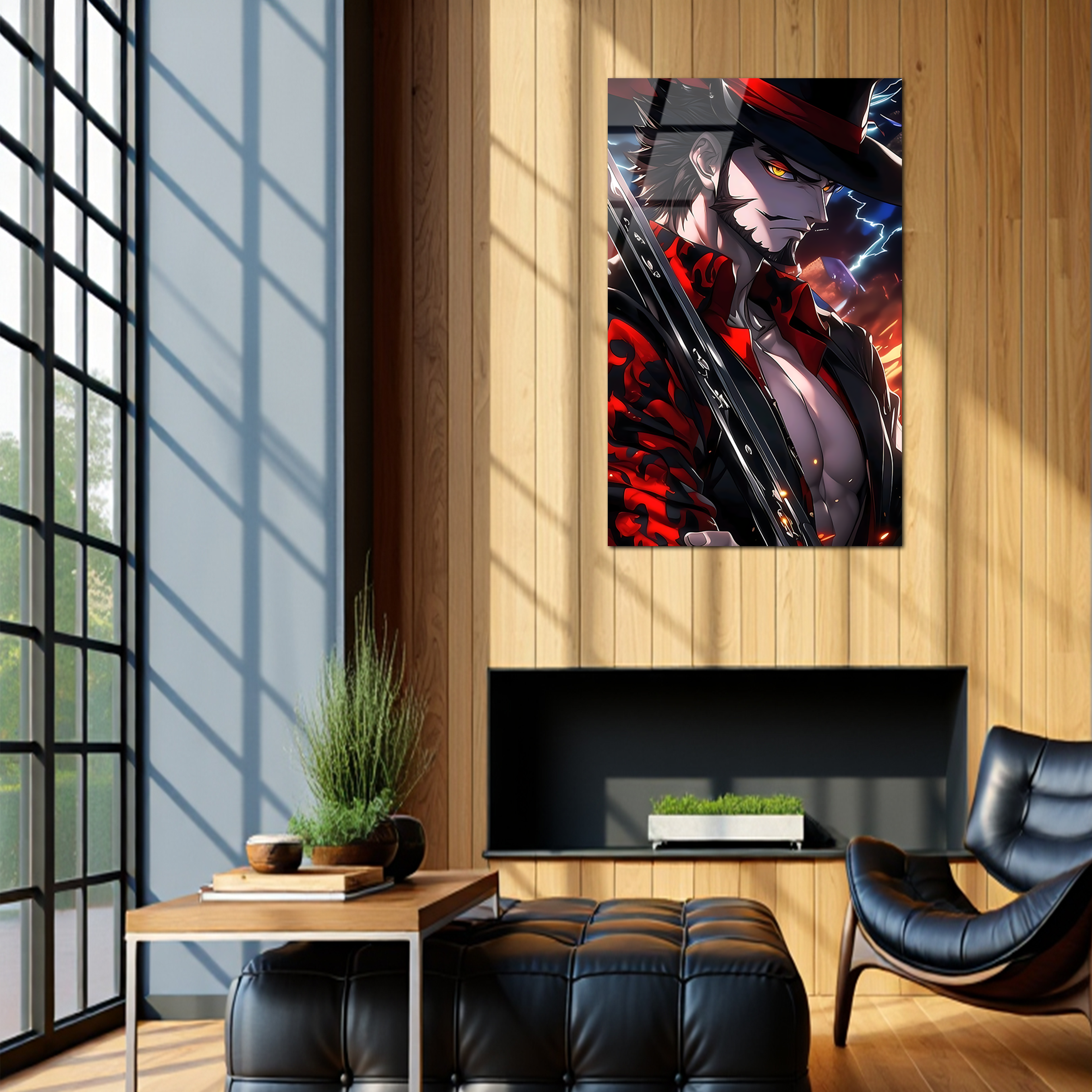 Mihawk: Hawk-Eyed Sovereign of the Blade | Premium HD Metal Wall Art