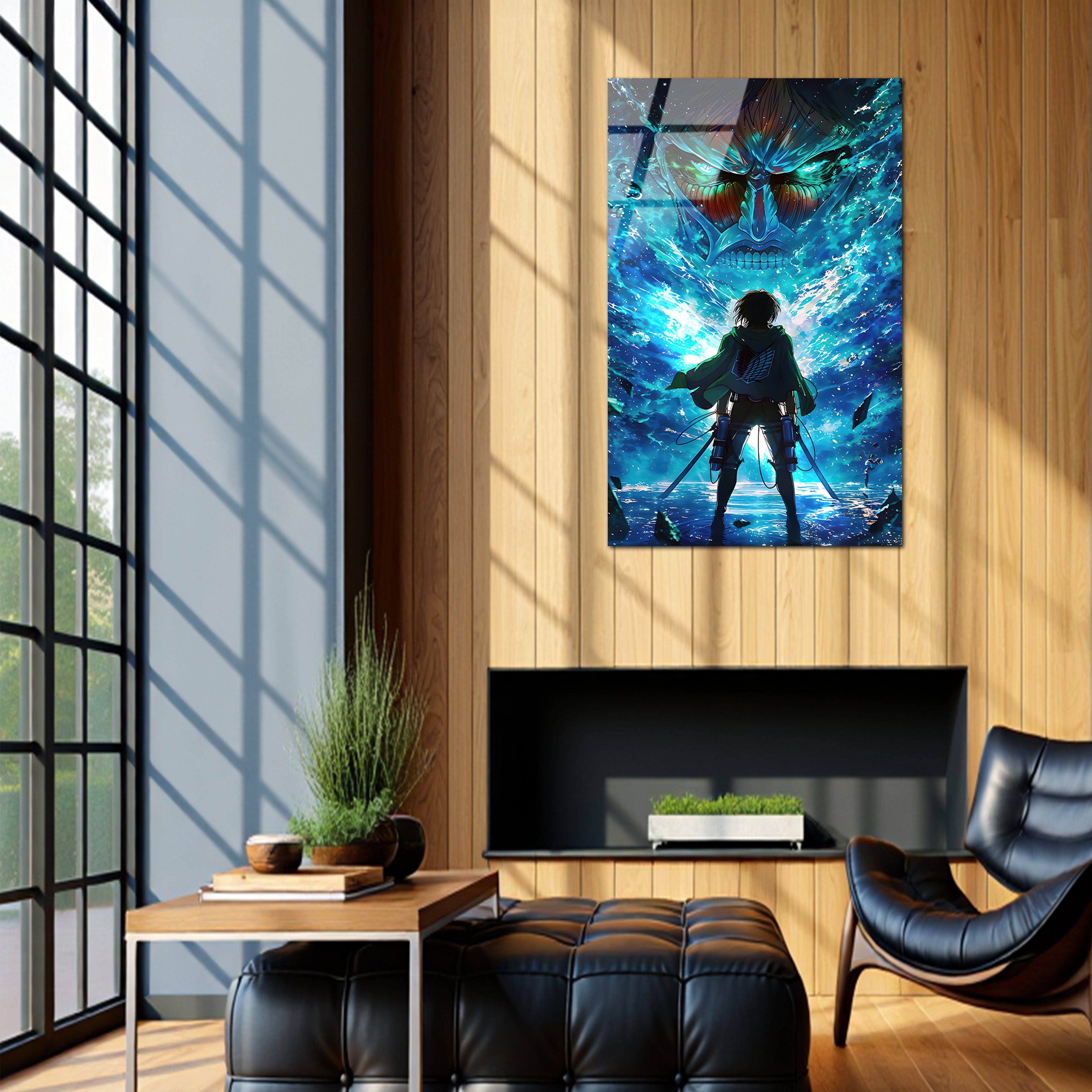 Eren Yeager: The Awakening Tide | Premium HD Metal Wall Art