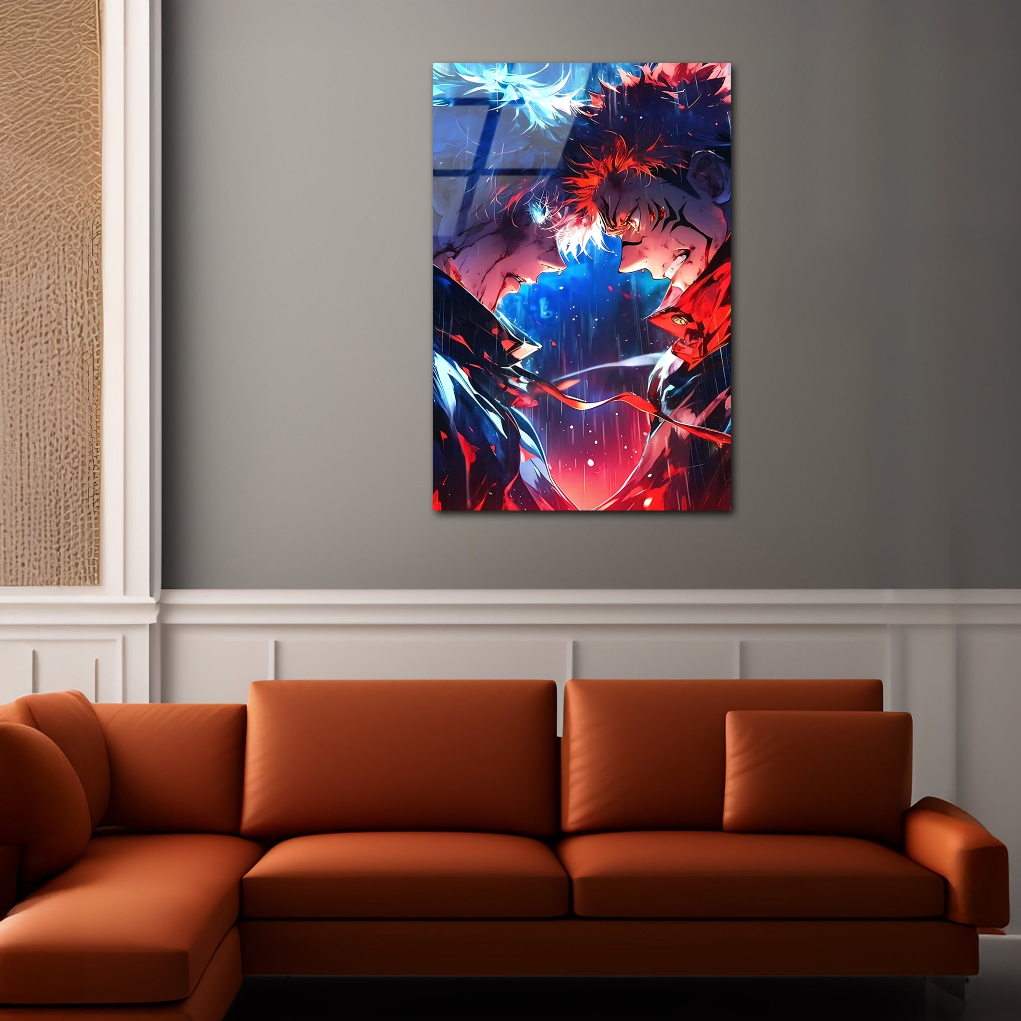 Gojo&Sukuna: Fate’s Collision | Premium HD Metal Wall Art