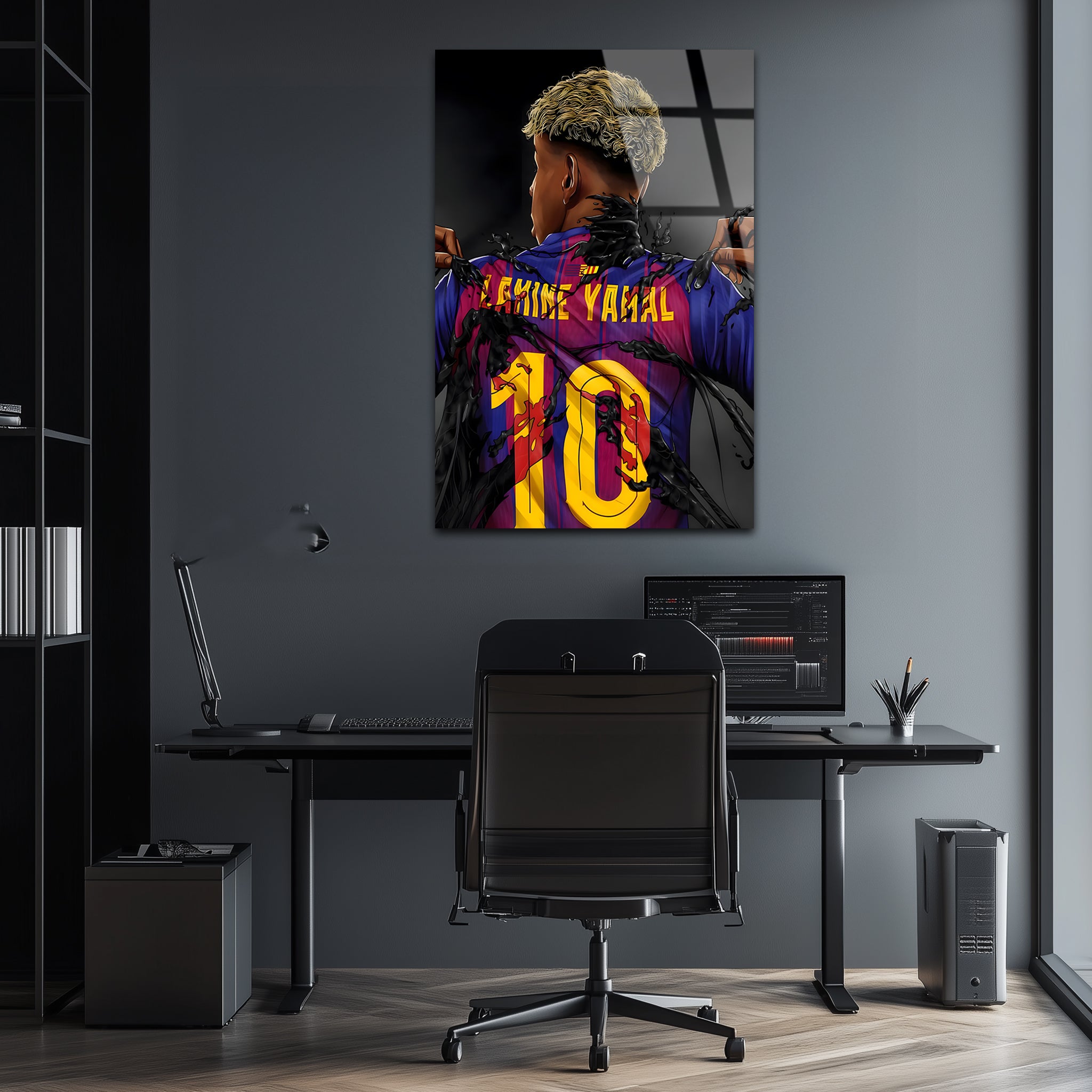 Lamine Yamal : The Rise of the New Flame | Premium HD Metal Wall Art